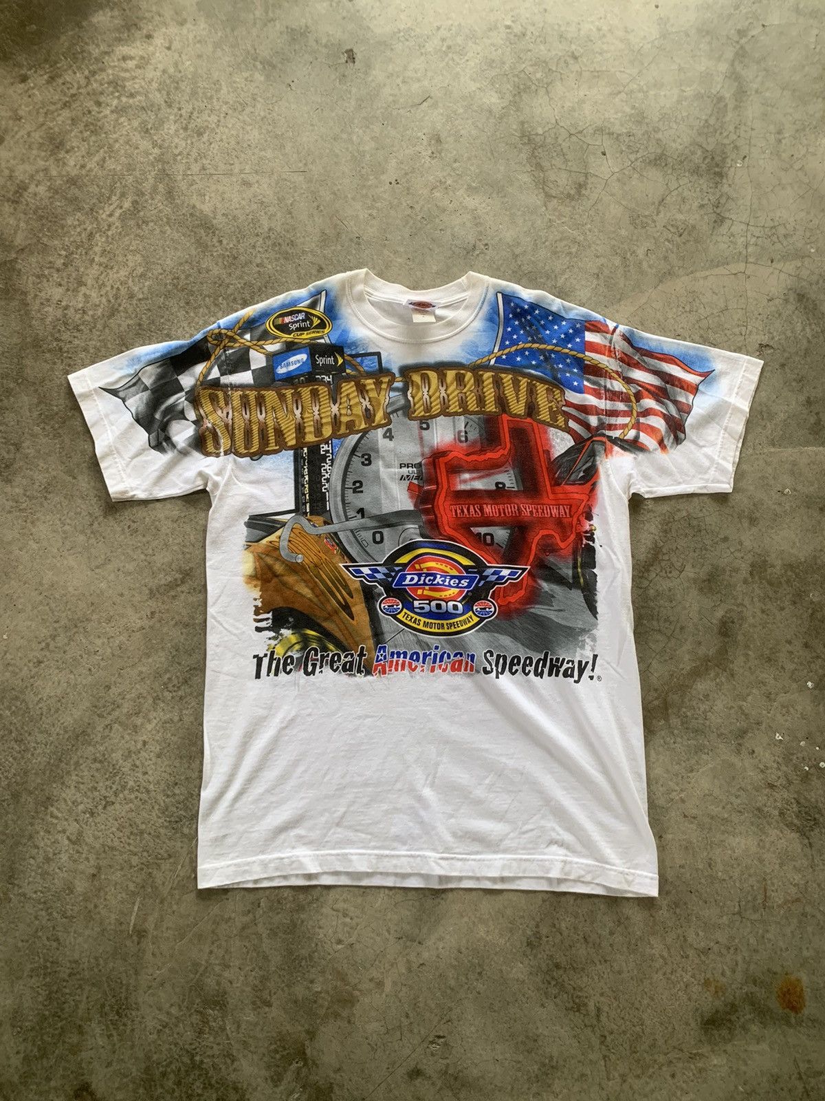 NASCAR × Vintage vintage overprint nascar shirt by dickies Size US XL / EU 56 / 4 - 1 Thumbnail
