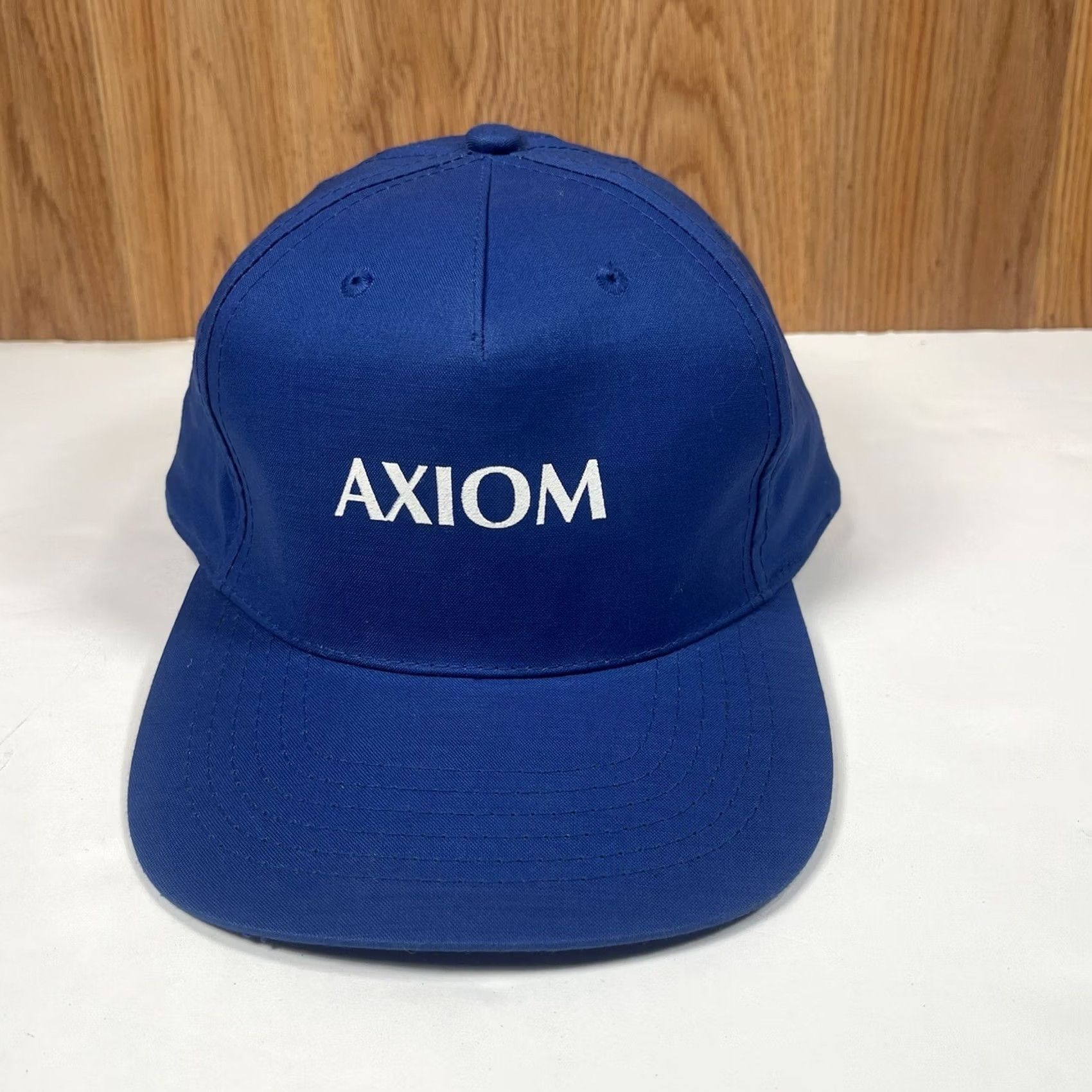 Vintage HIT Adult Adjustable Snapback Trucker Baseball Hat Cap Solid Blue Cotton | Casual Mens Hat Size ONE SIZE - 2 Thumbnail