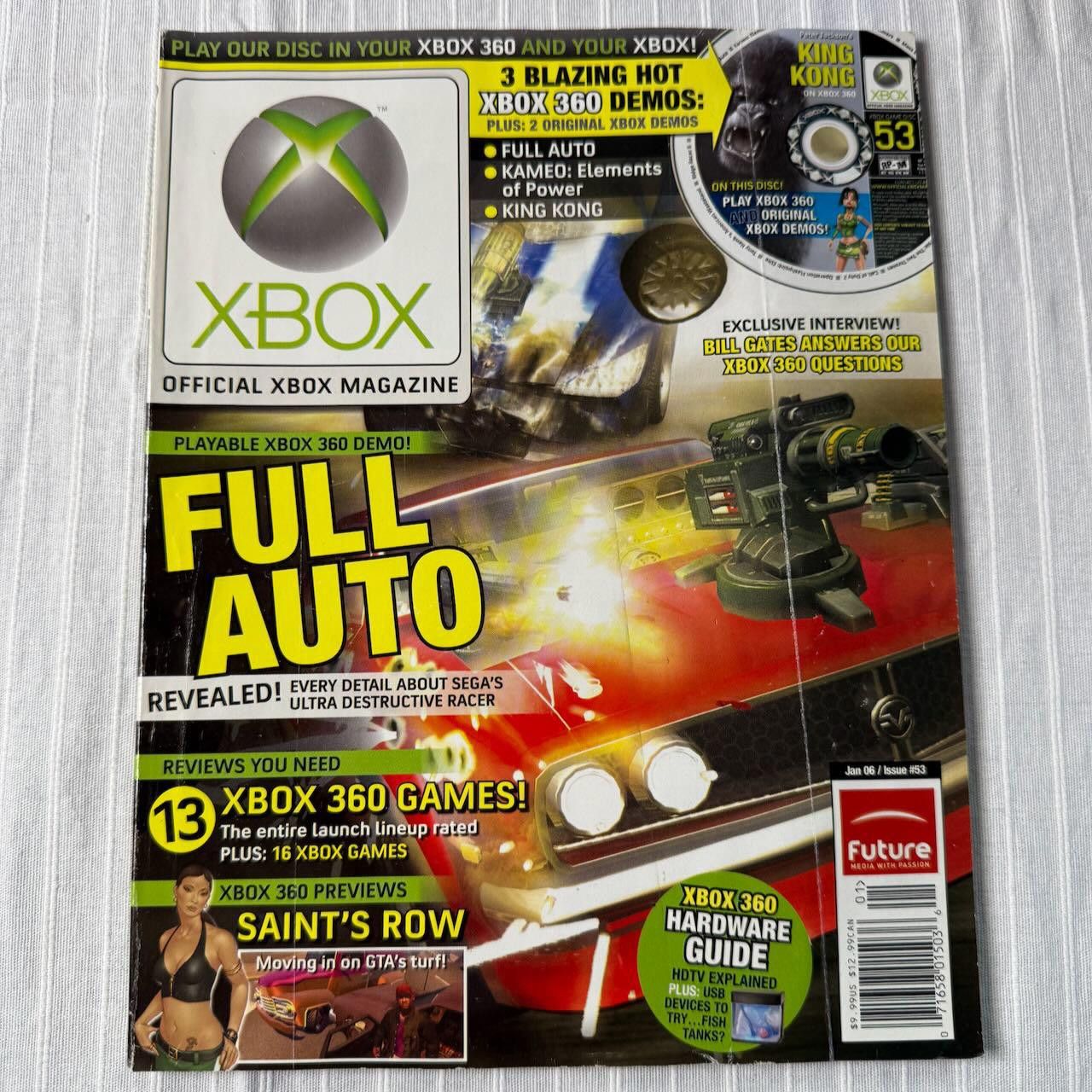 Other VTG XBOX Magazine #53 JAN 2006 Full Auto Demo No Disc Size ONE SIZE - 1 Thumbnail
