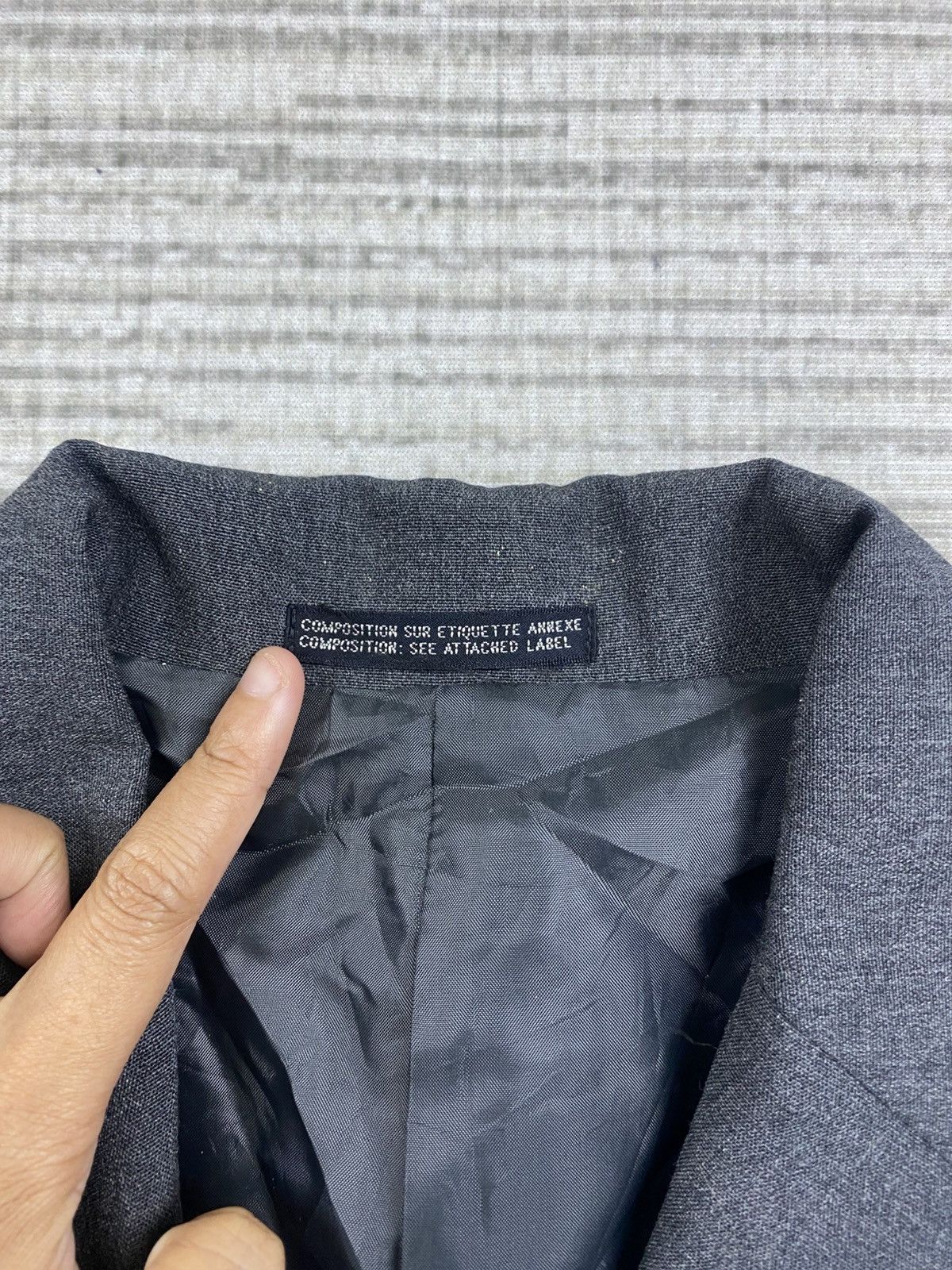 Designer × Vintage × Yohji Yamamoto Vintage Yohji Yamamoto INED Wool Blazer Size US S / EU 44-46 / 1 - 7 Thumbnail