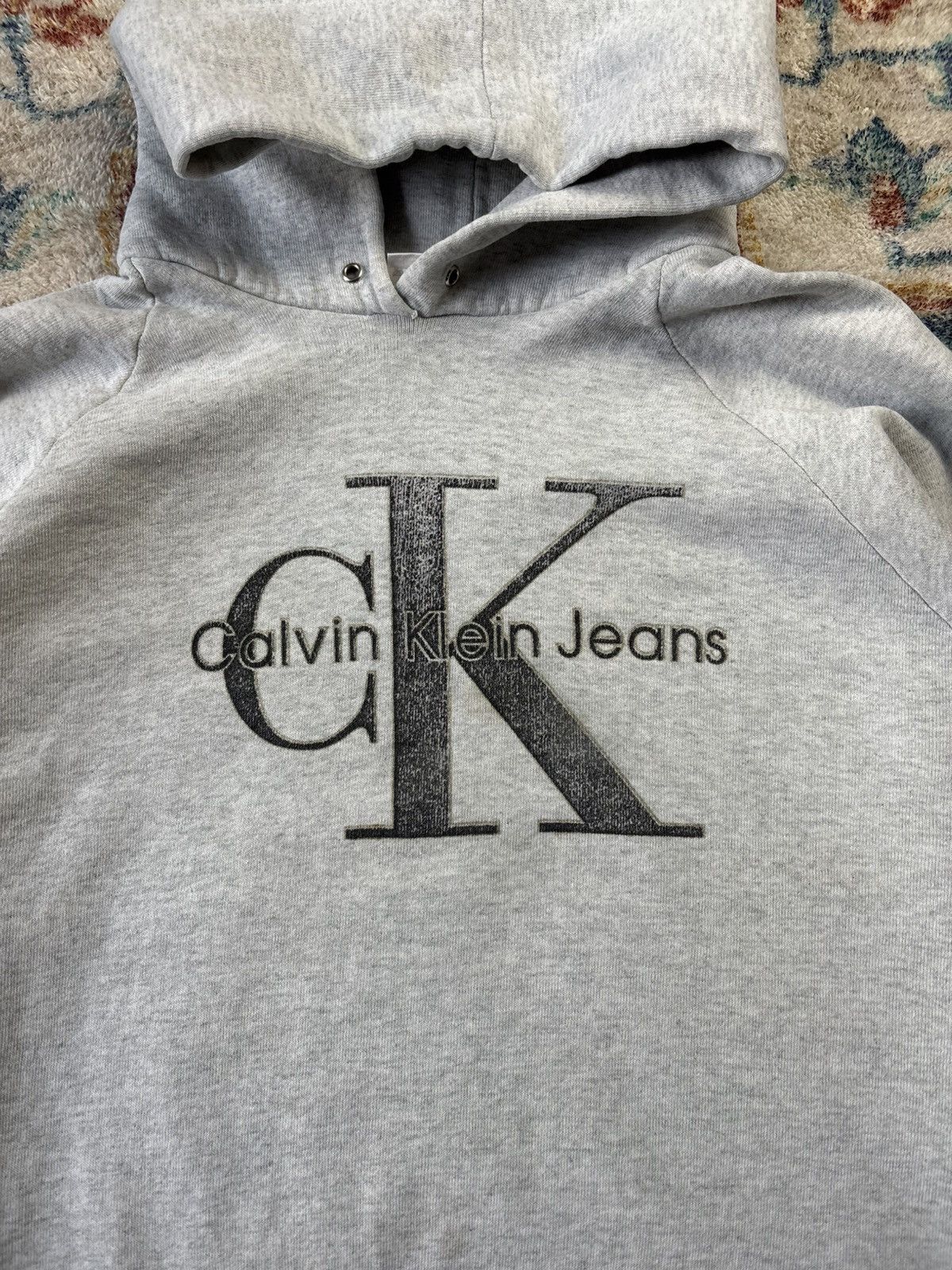 Calvin Klein Vintage Calvin Klein Pullover Hoodie Size XXL Size US XXL / EU 58 / 5 - 4 Thumbnail