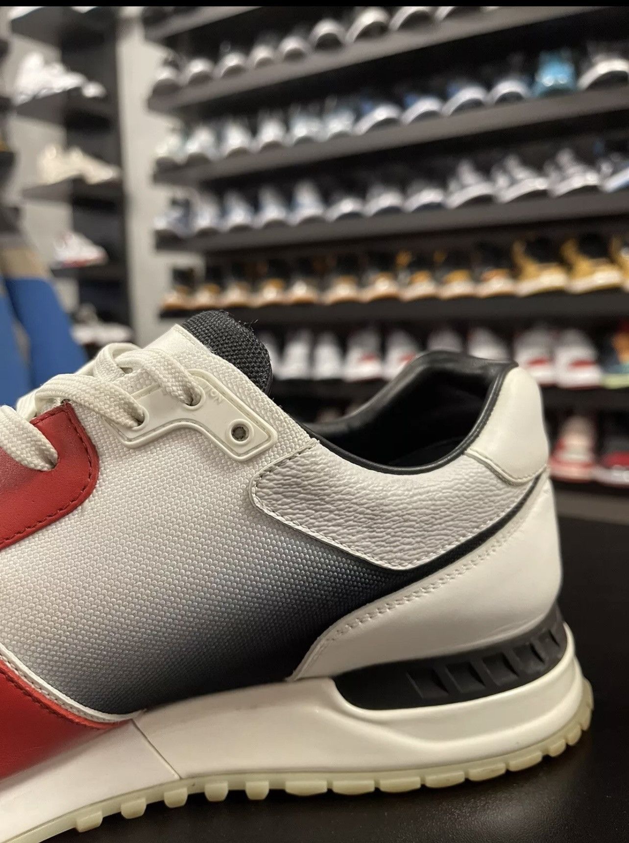 Louis Vuitton Size 10.5US/9.5LV - Louis Vuitton Run Away Low Sneaker Red Size US 10.5 / EU 43-44 - 6 Thumbnail