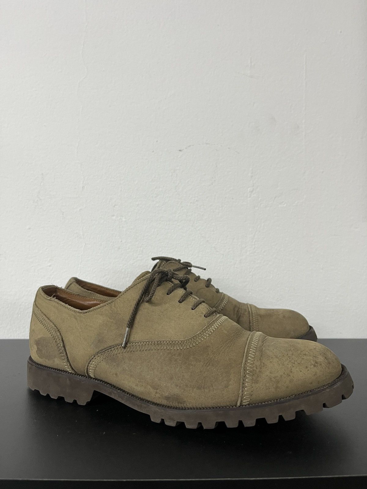 Issey Miyake Vintage Issey Miyake Leather Suede Oxford Derby Shoes Size US 7.5 / EU 40-41 - 1 Thumbnail