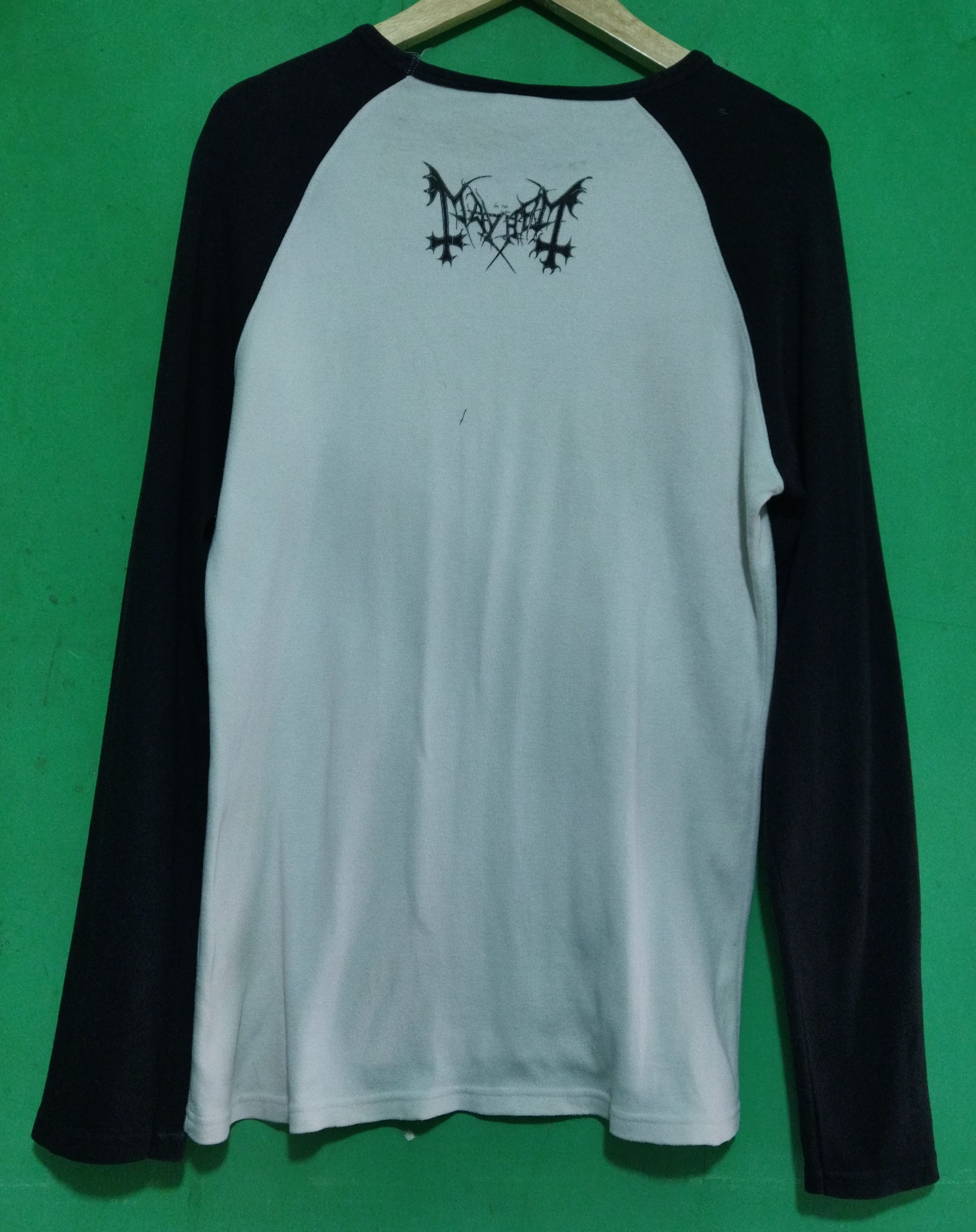 Band Tees Rare MAYHEM logo / reglan longsleeve Size US M / EU 48-50 / 2 - 2 Thumbnail
