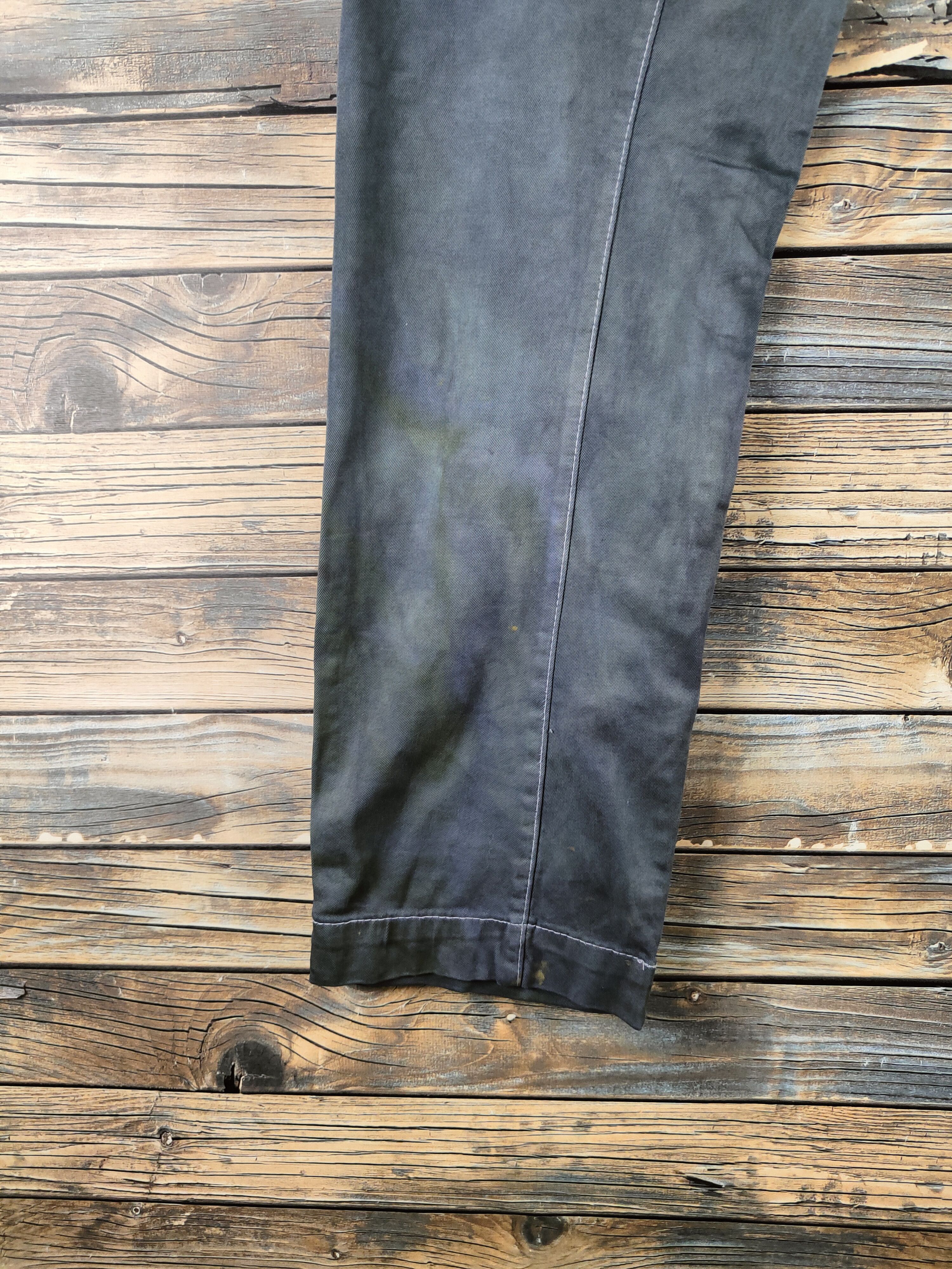 Japanese Brand Genba-Xebec Olive Multipocket Cargo Pants #46-625 Size US 29 - 9 Thumbnail