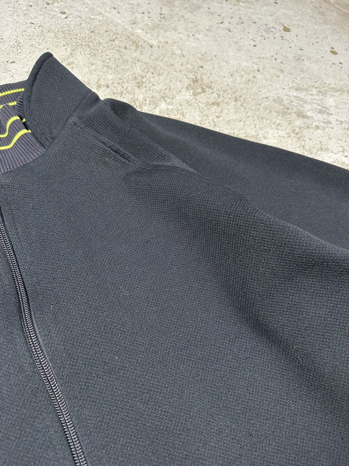 Nike Vintage 90s Nike Black Neon Track Jacket Multi Swoosh Logo Size US XL / EU 56 / 4 - 9 Thumbnail