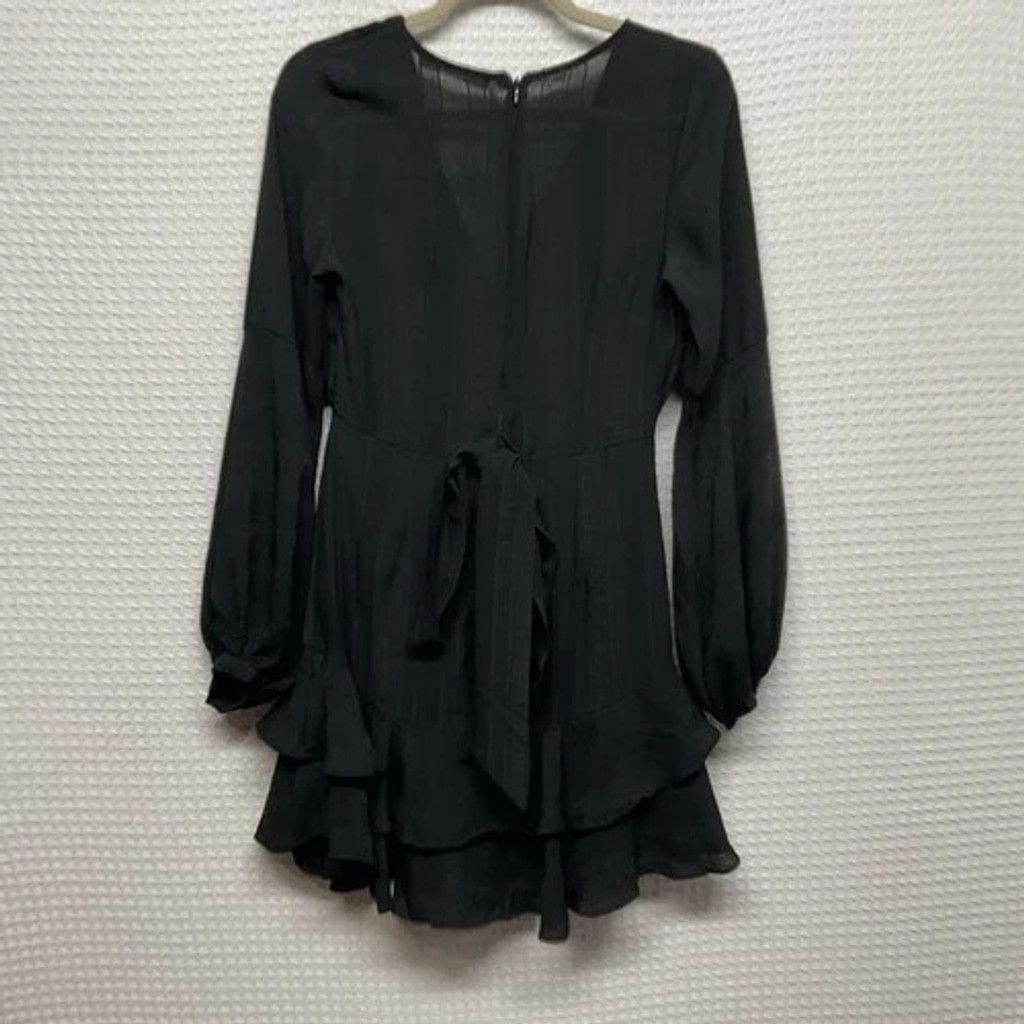 Other Saints + Secrets Ruffle Long Sleev Ruffle Mini Dress Women S Size S / US 4 / IT 40 - 6 Thumbnail
