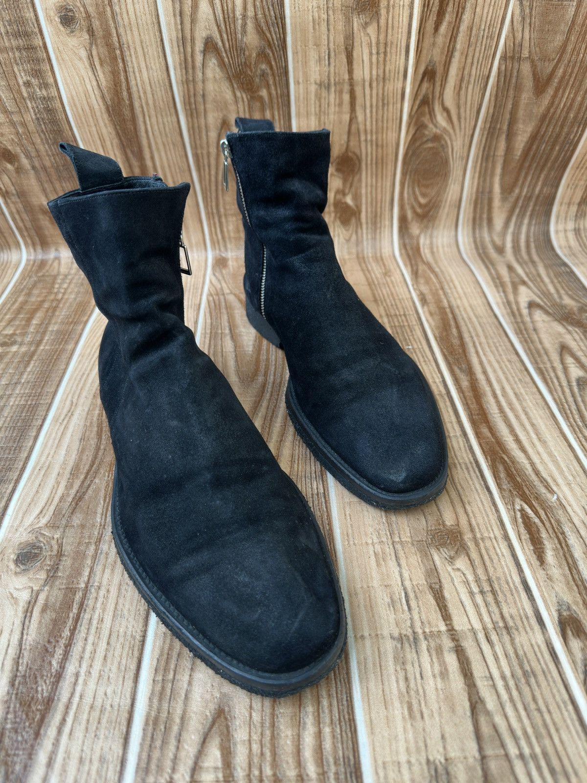 Dior × Kris Van Assche Dior Homme KVA 12AW Calf Skin Zip Boots Size US 9 / EU 42 - 3 Thumbnail