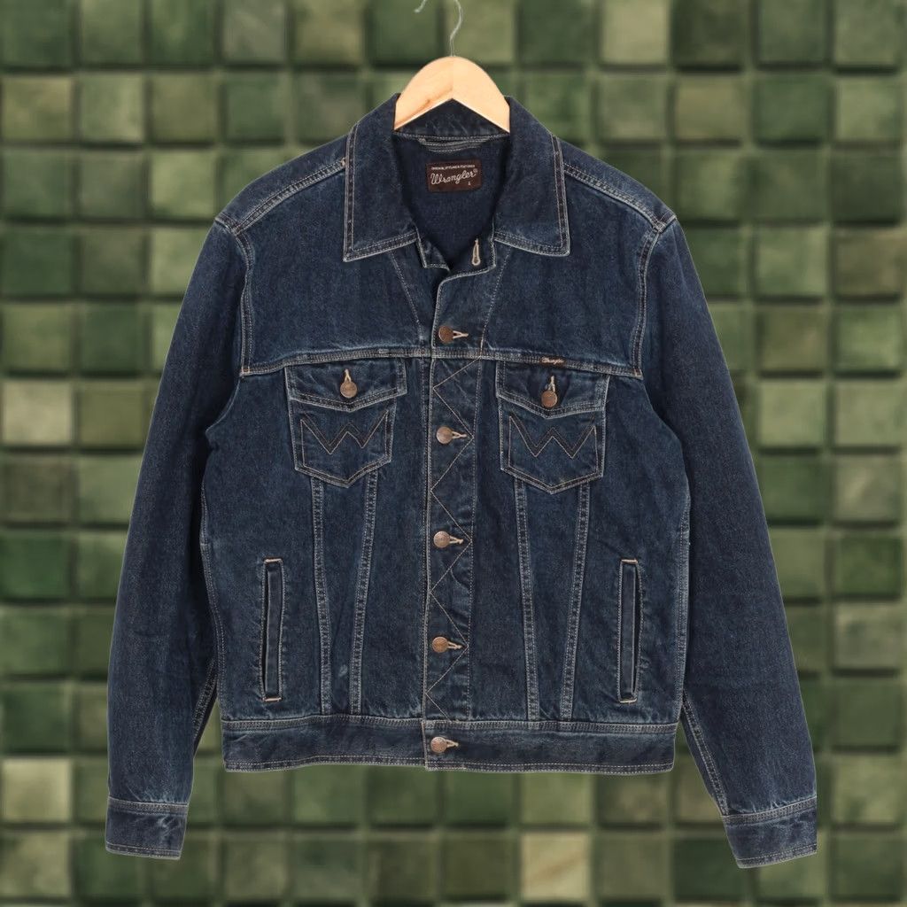 Wrangler WRANGLER AUTHENTIC WESTERN Denim Jacket Men L MJ6577 Size US L / EU 52-54 / 3 - 1 Thumbnail