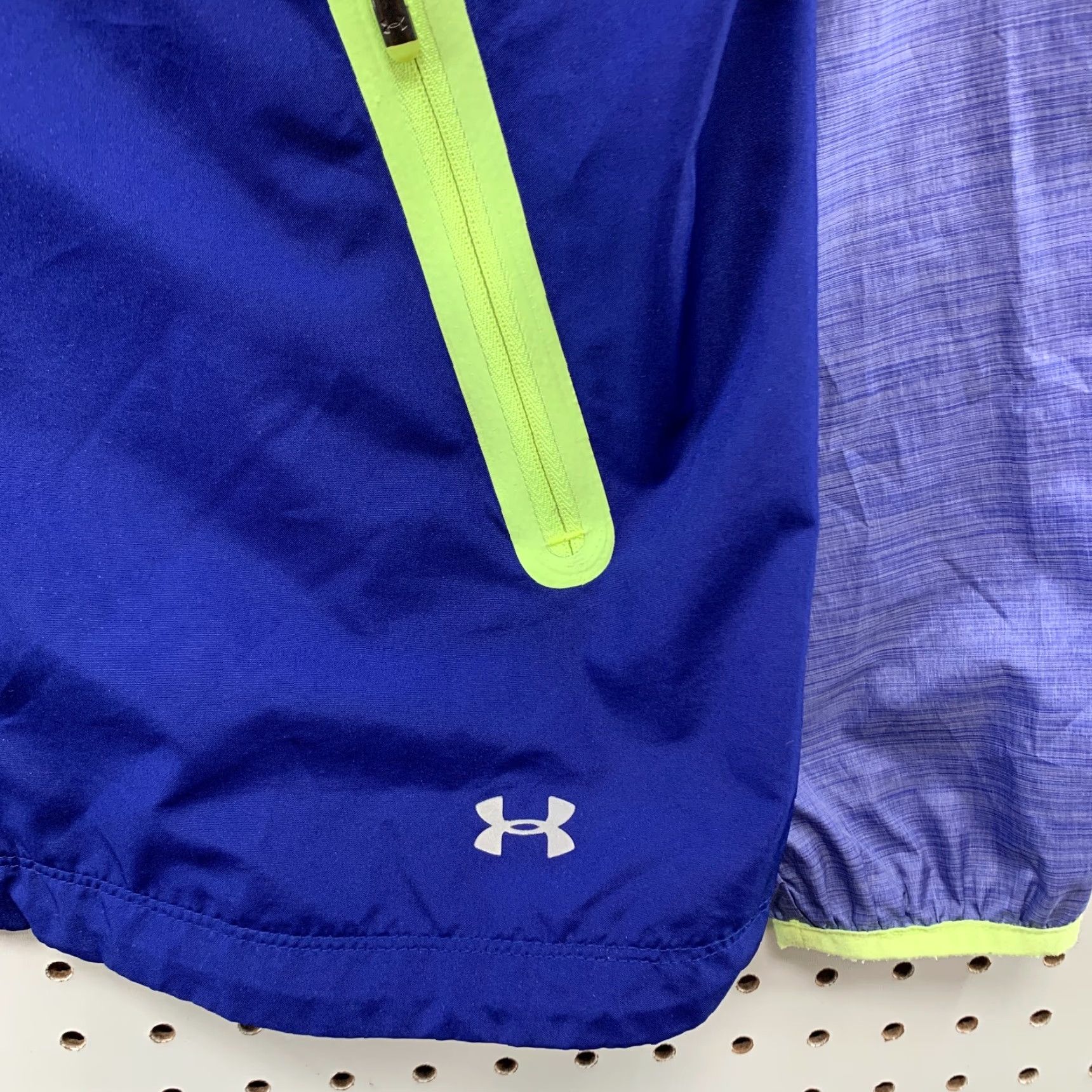 Under Armour Under Armour All Season Gear Hooded Blue Fitted Jacket Womens Medium 20x27 Run Size M / US 6-8 / IT 42-44 - 7 Thumbnail