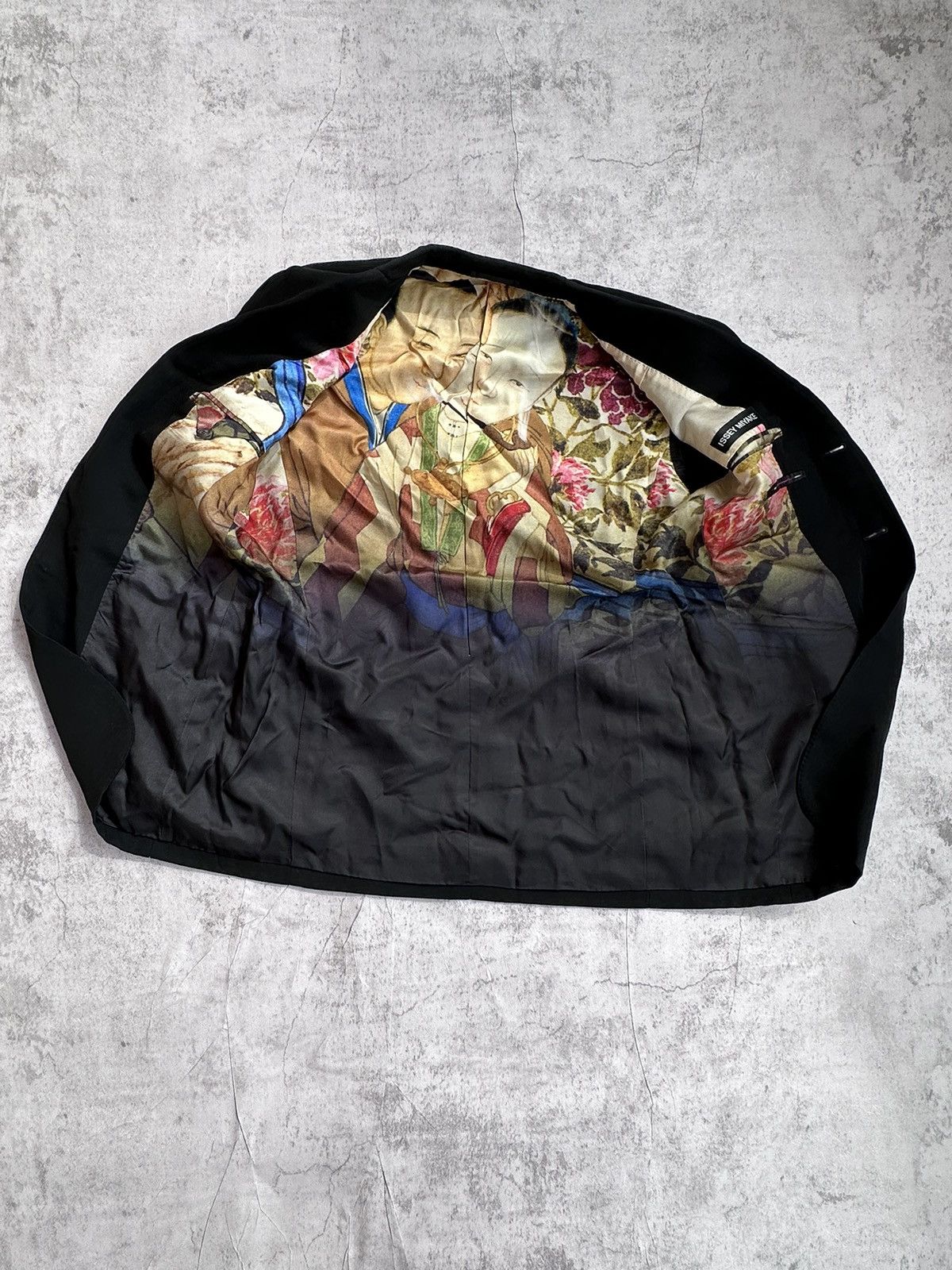 Issey Miyake Issey Miyake Printed Wool Suit Jacket Size US L / EU 52-54 / 3 - 3 Thumbnail