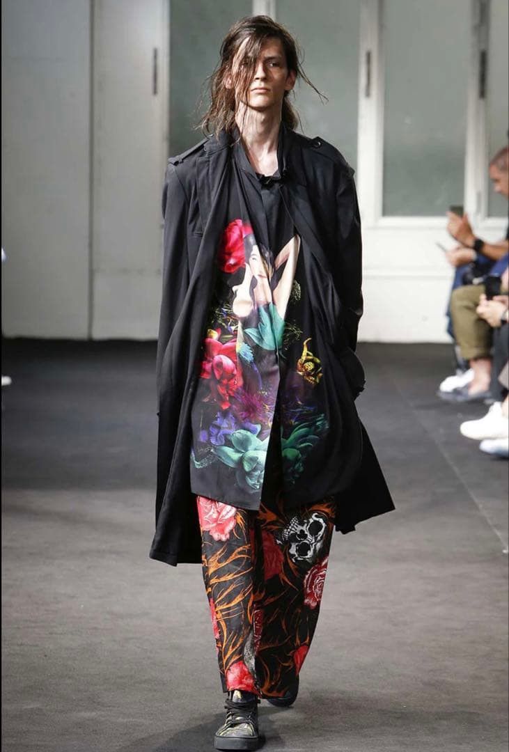 Yohji Yamamoto SS19 Print Shirt Oversized Long Shirt Size US M / EU 48-50 / 2 - 1 Thumbnail