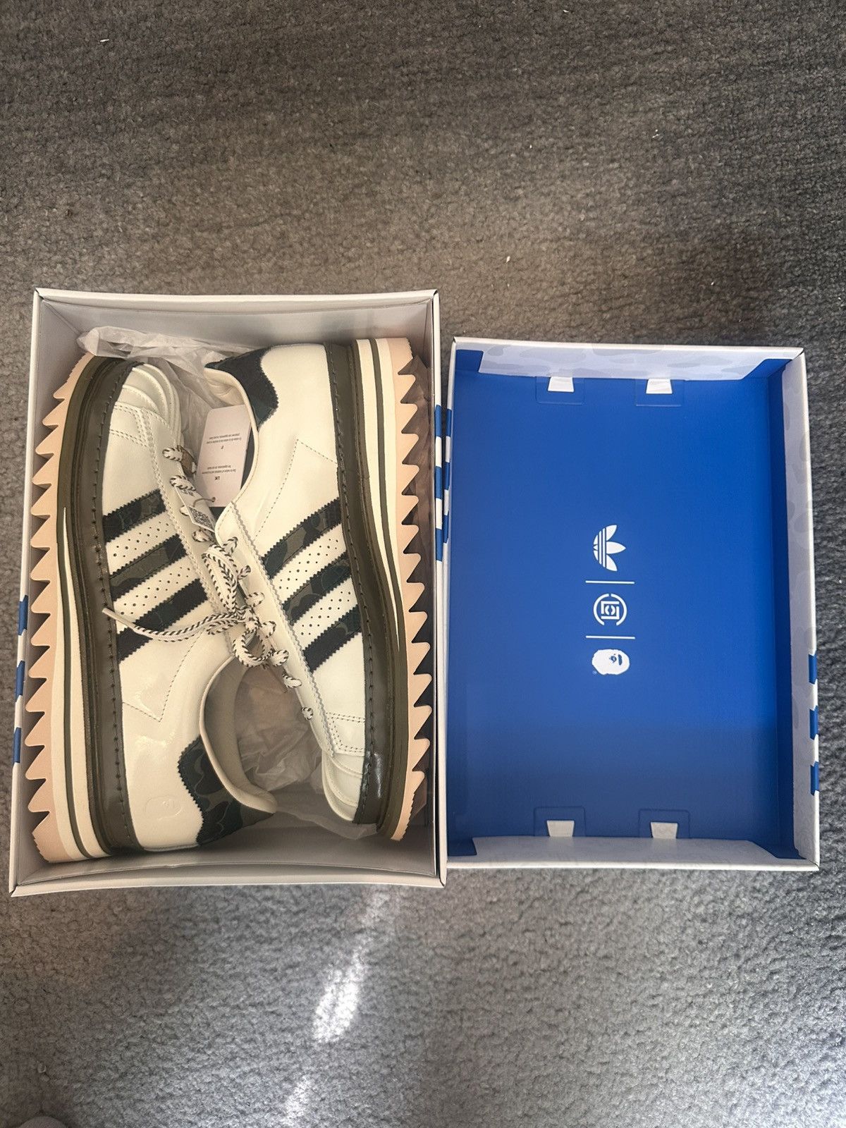 Adidas × Bape Adidas Superstar - CLOT by Edison Chen x Bape Size US 9.5 / EU 42-43 - 7 Thumbnail