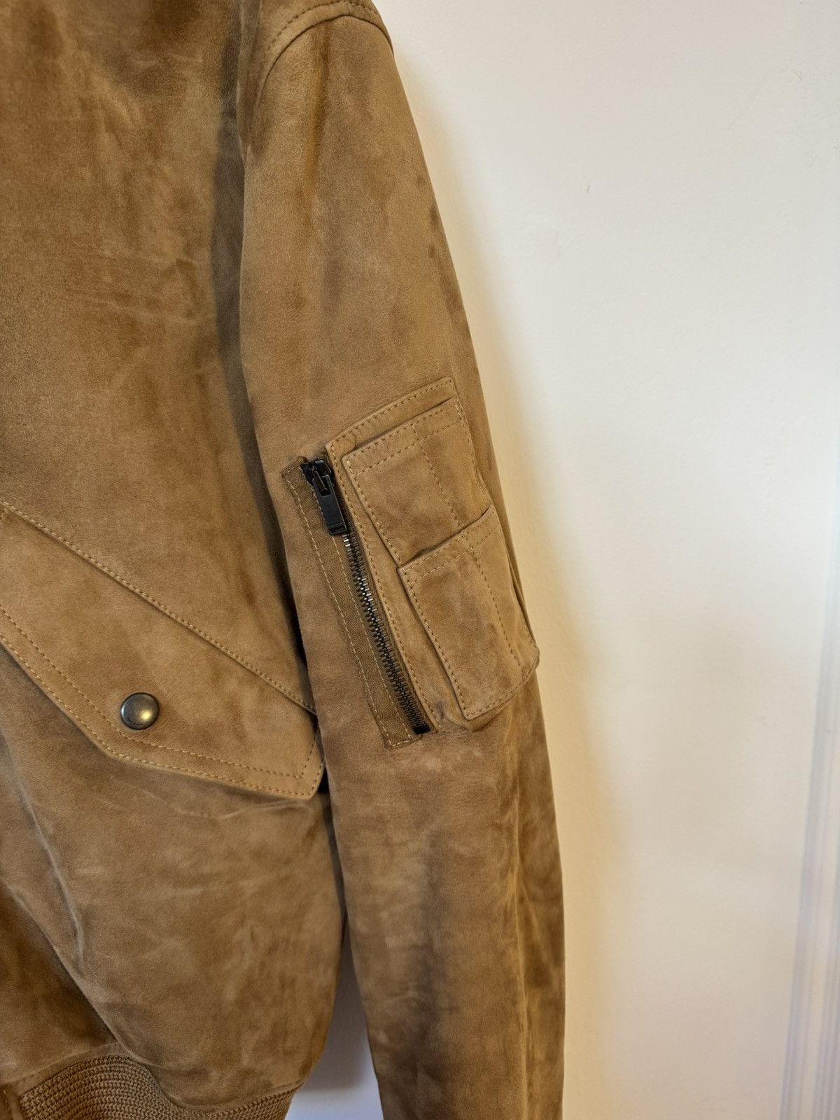 Saint Laurent Paris Saint Laurent Suede Bomber Jacket Size US M / EU 48-50 / 2 - 3 Thumbnail