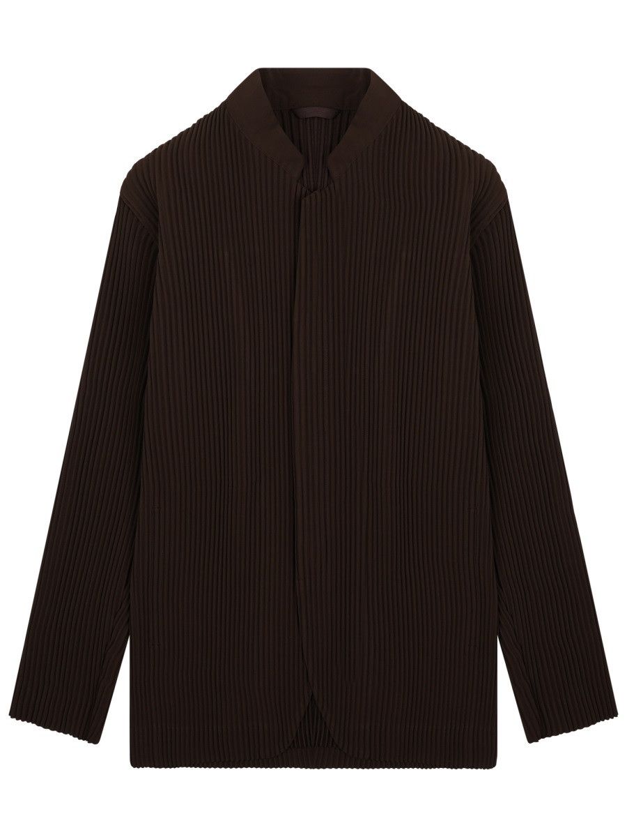 Homme Plisse Issey Miyake HOMME PLISSE ISSEY MIYAKE GIACCA PLISSETTATA - BROWN (JP 2) Size US M / EU 48-50 / 2 - 1 Thumbnail