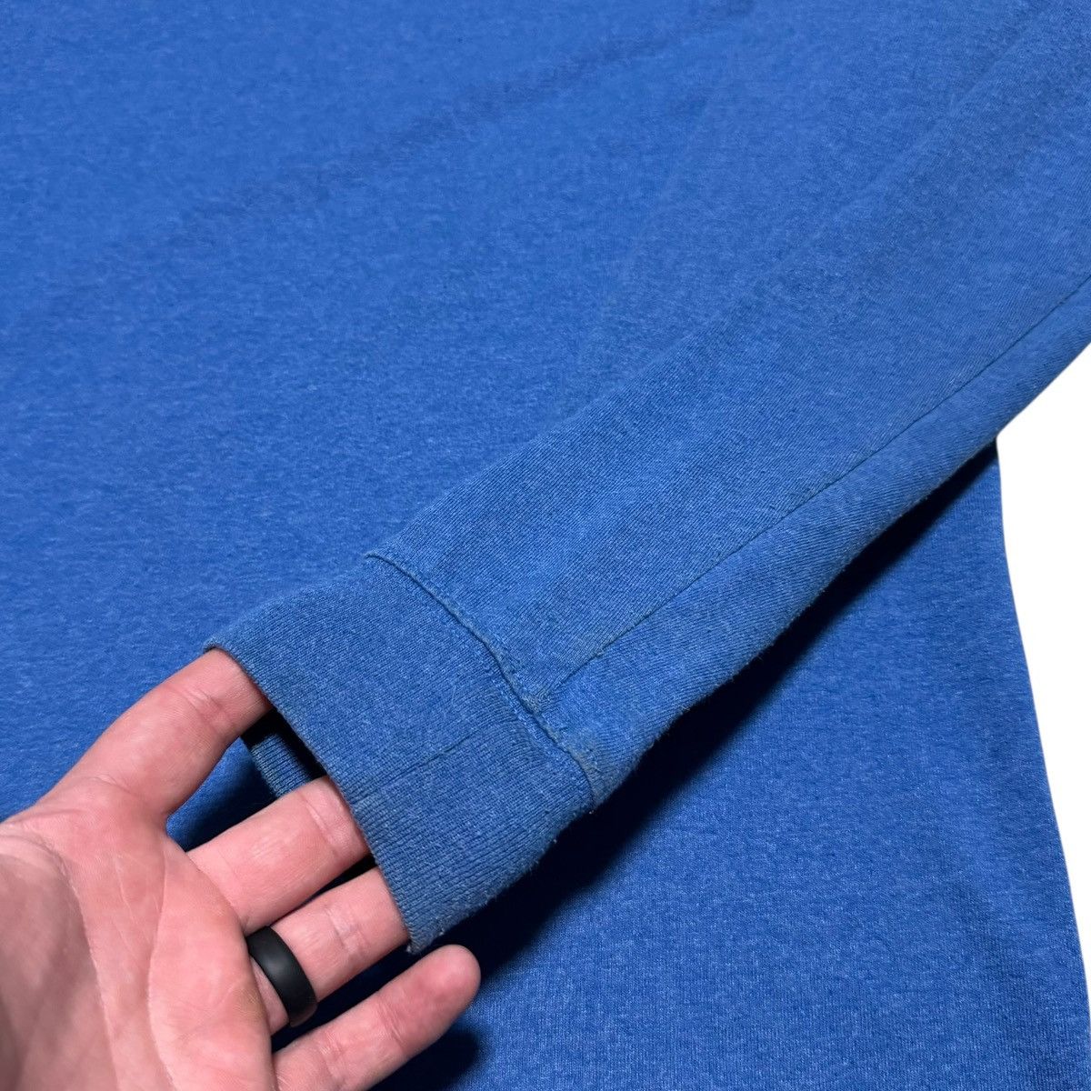 Carhartt Carhartt Blue Stained Cotton Long Sleeve Shirt Adult Large Size US XL / EU 56 / 4 - 6 Thumbnail