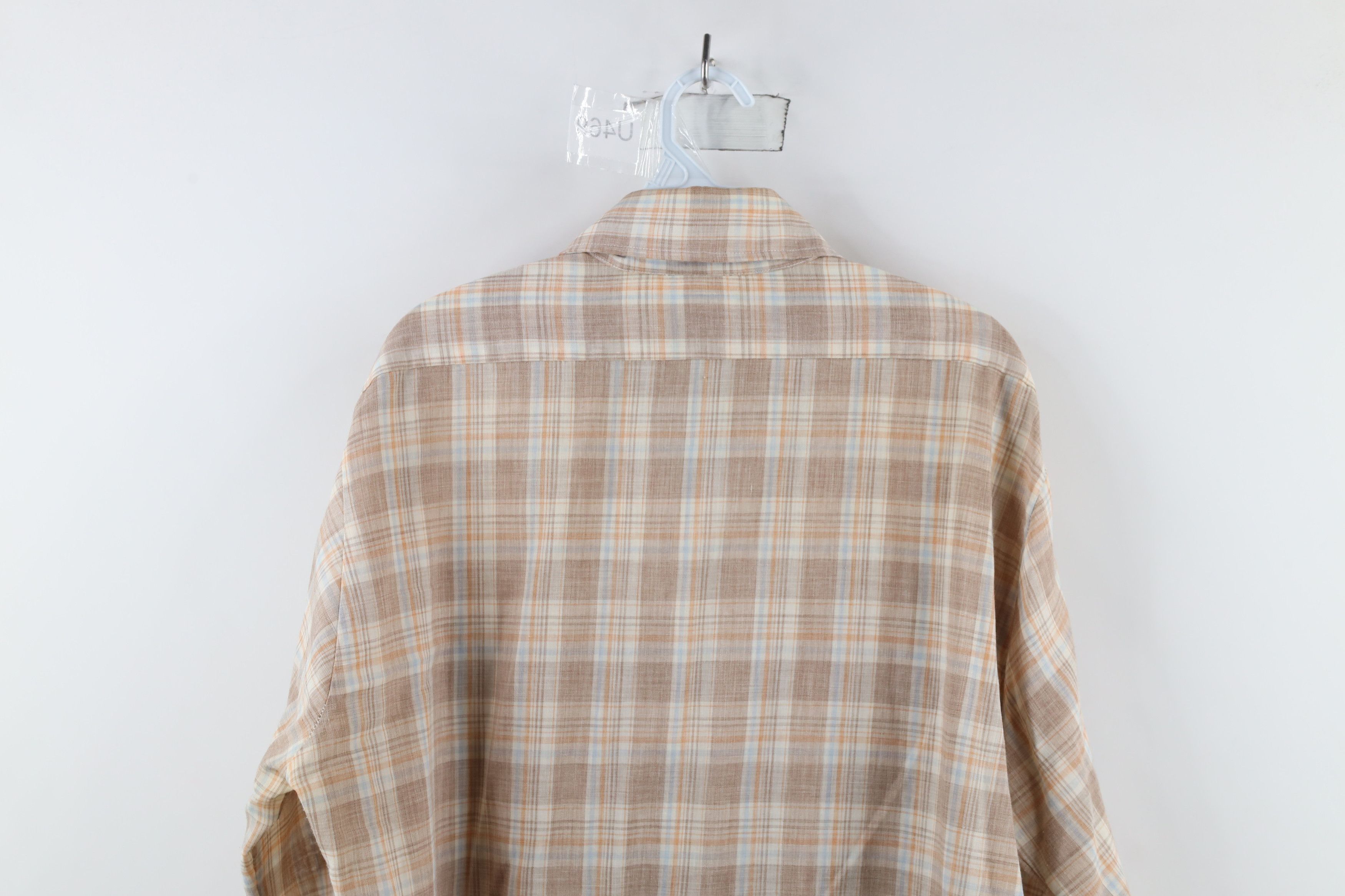 Vintage Vintage 70s Streetwear Rodeo Collared Button Shirt Plaid Size US L / EU 52-54 / 3 - 11 Thumbnail
