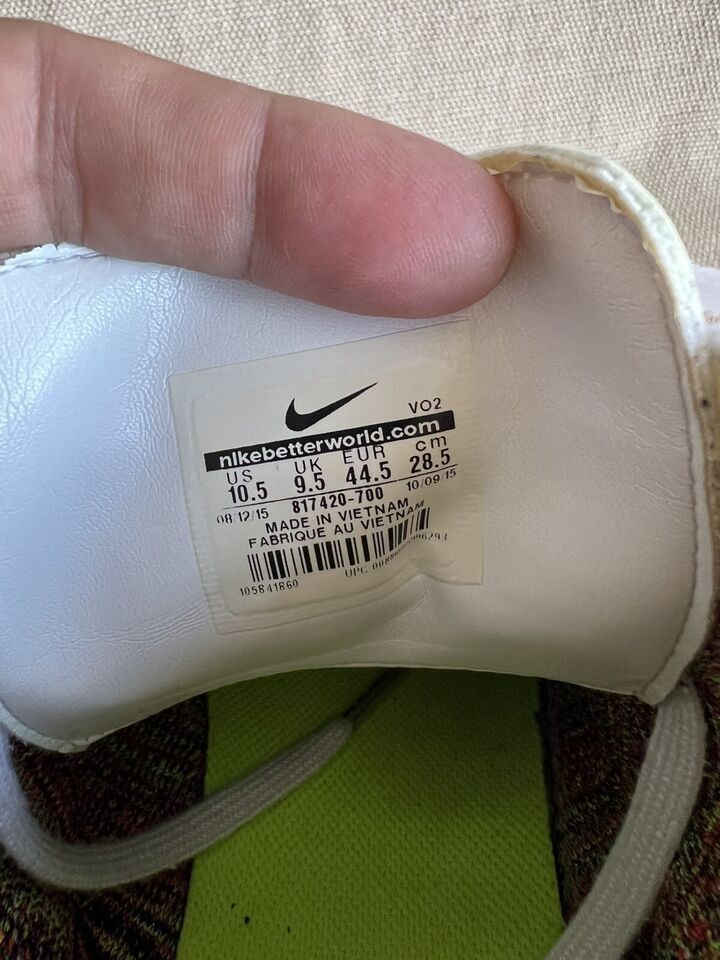 Nike Nike Air Force 1 Sneakers Fabric Multicolor Size 44.5 Size US 11.5 / EU 44-45 - 9 Thumbnail