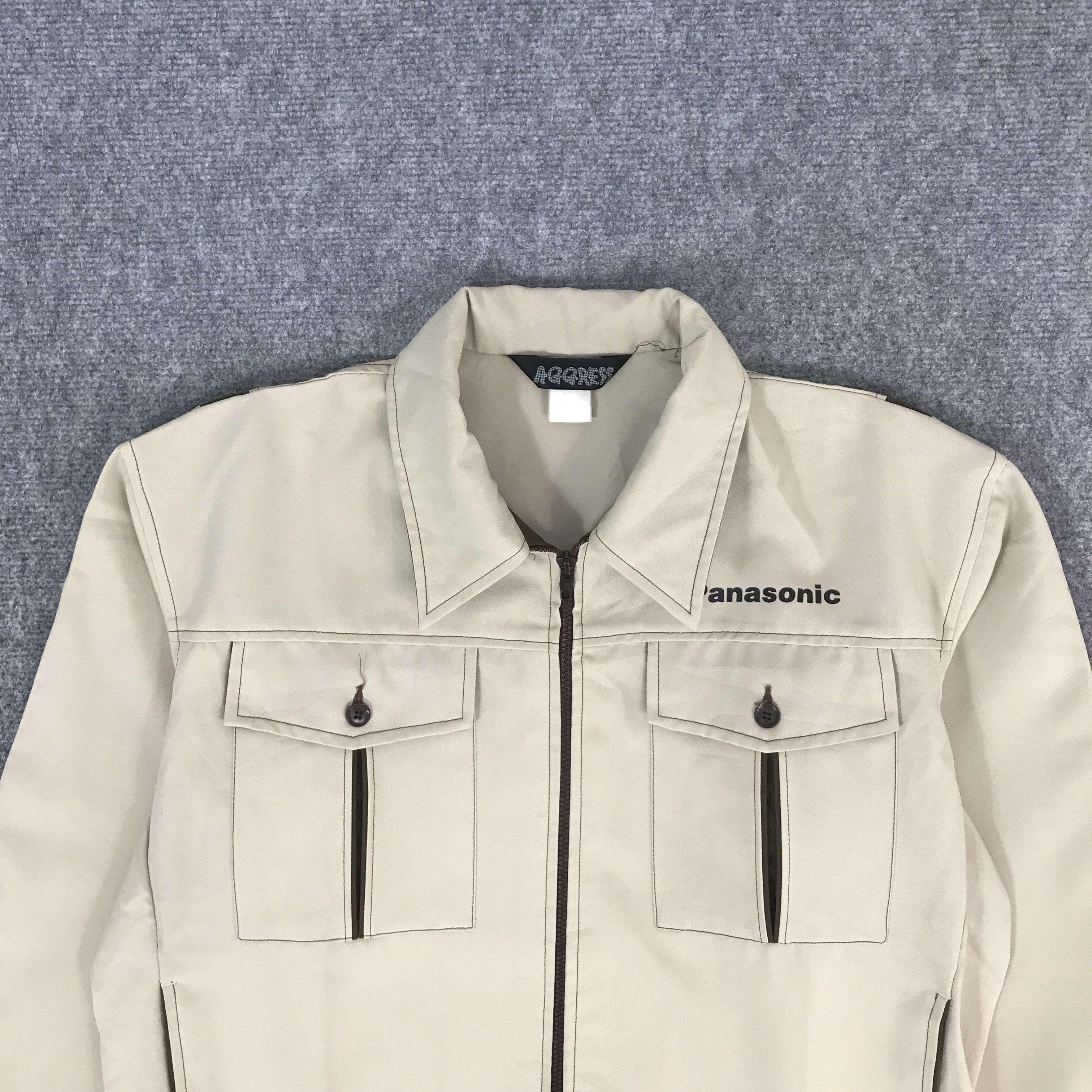 Japanese Brand PANASONIC WORKWEAR JAPANESE UNIFORM JACKET K69B15 Size US L / EU 52-54 / 3 - 3 Thumbnail