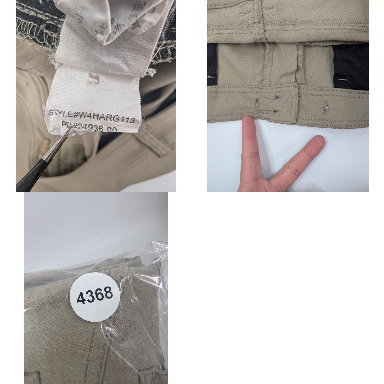 Prana prAna Halle Roll-Up Hiking Nylon Pants Beige 14 Women Convertible, Roll Up, Bootcut, Flat Front, 97% Nylon 3% Elastane, Slim Casual Outdoors Size 36" / US 14 / IT 50 - 9 Thumbnail