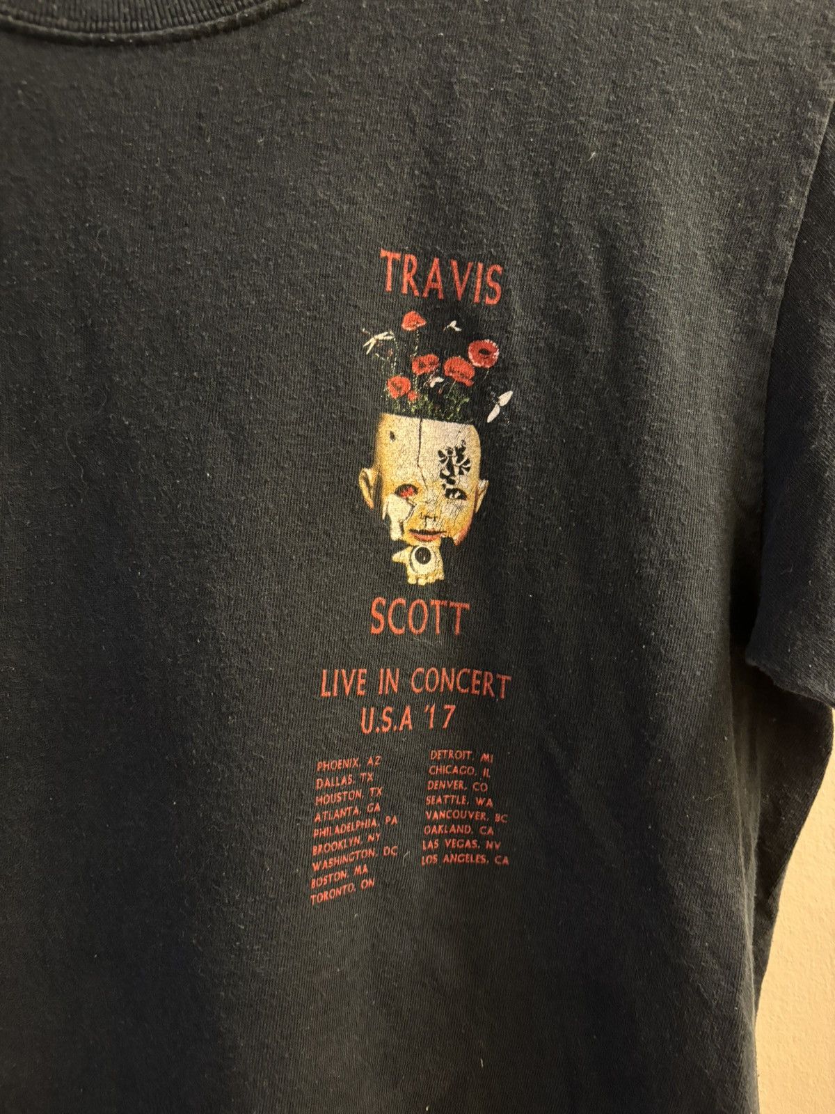 Streetwear × Tour Tee × Travis Scott Travis Scott Live In