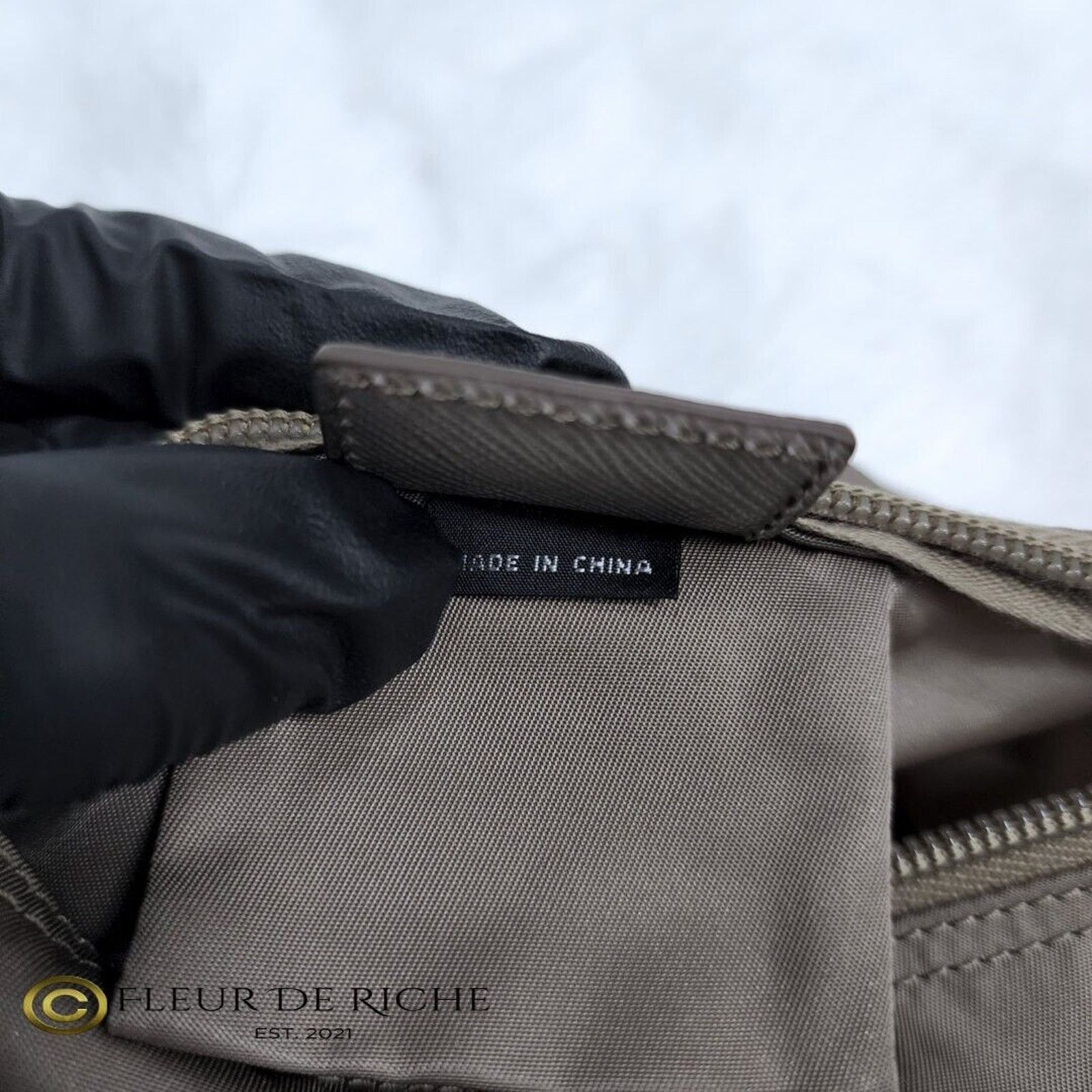 Prada Prada Necessaire Tessuto Nylon Small Toiletry Clutch Gray Size ONE SIZE - 10 Thumbnail