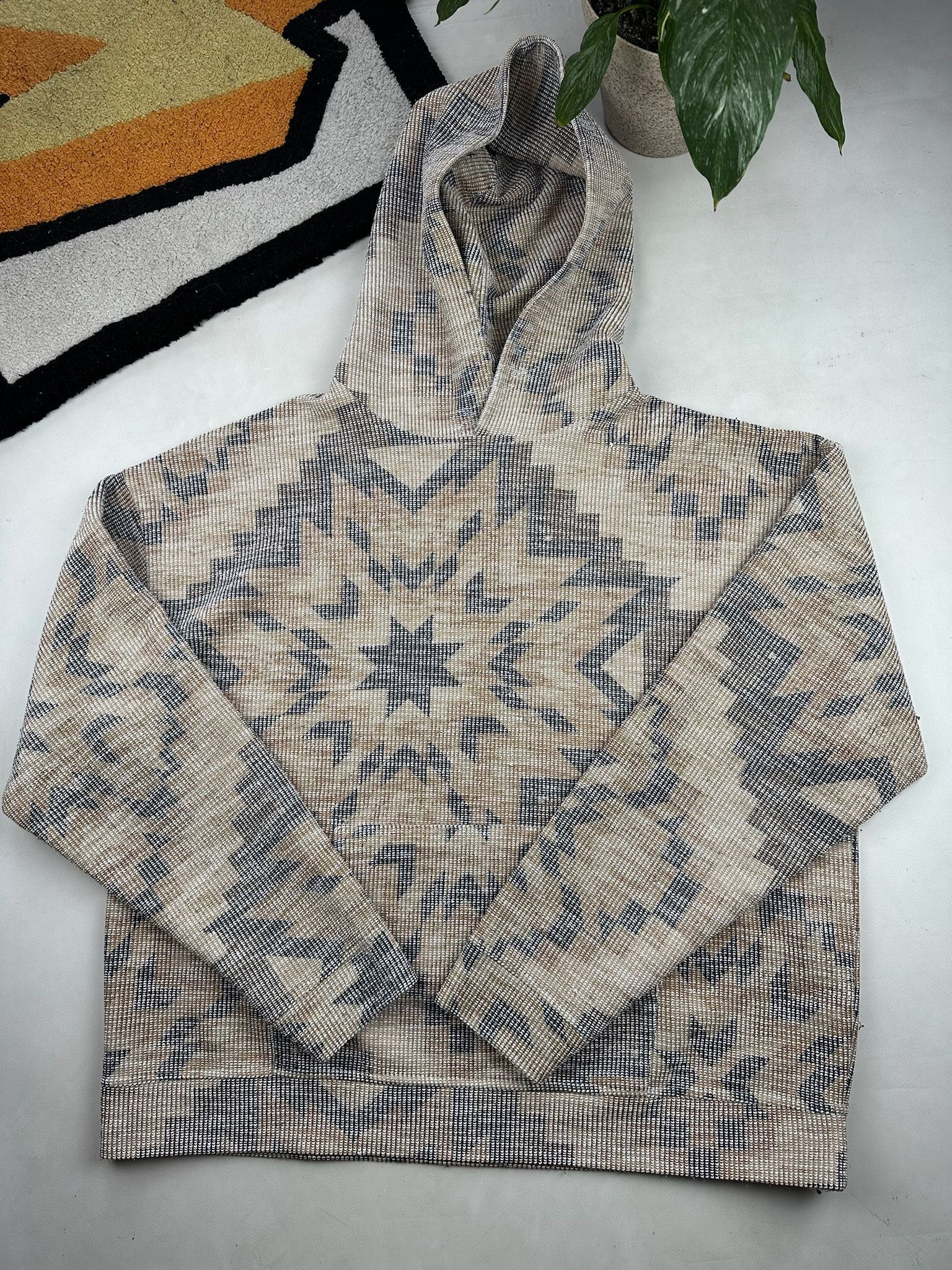 Jaded London Kapital style Hoodie Aztec western all over print Size US XL / EU 56 / 4 - 4 Thumbnail