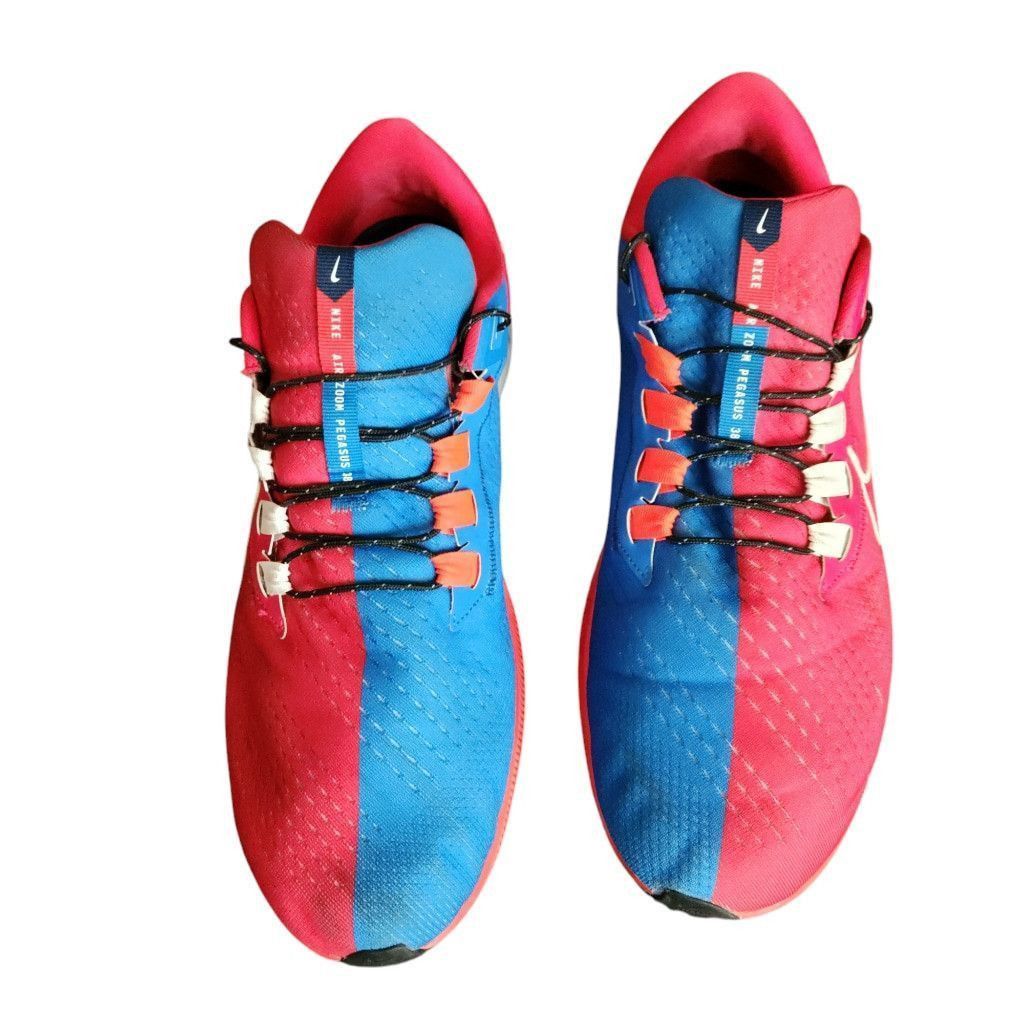 Nike Men's Nike Running Shoes, Size US 13, Blue/Red Size US 12 / IT 42 - 2 Thumbnail