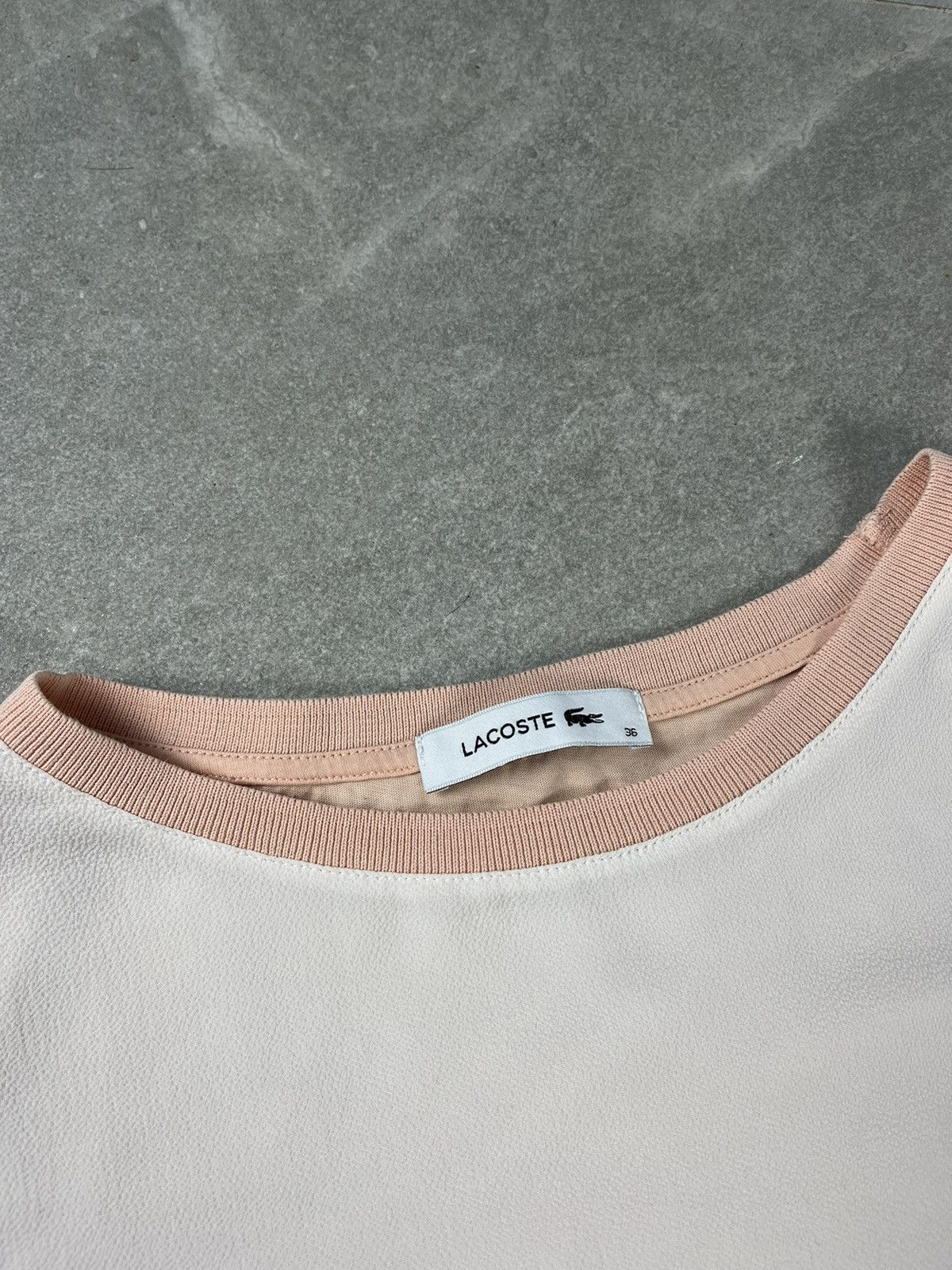 Lacoste 🐊Lacoste woman minimalistic t shirt tee Size XS / US 0-2 / IT 36-38 - 5 Thumbnail