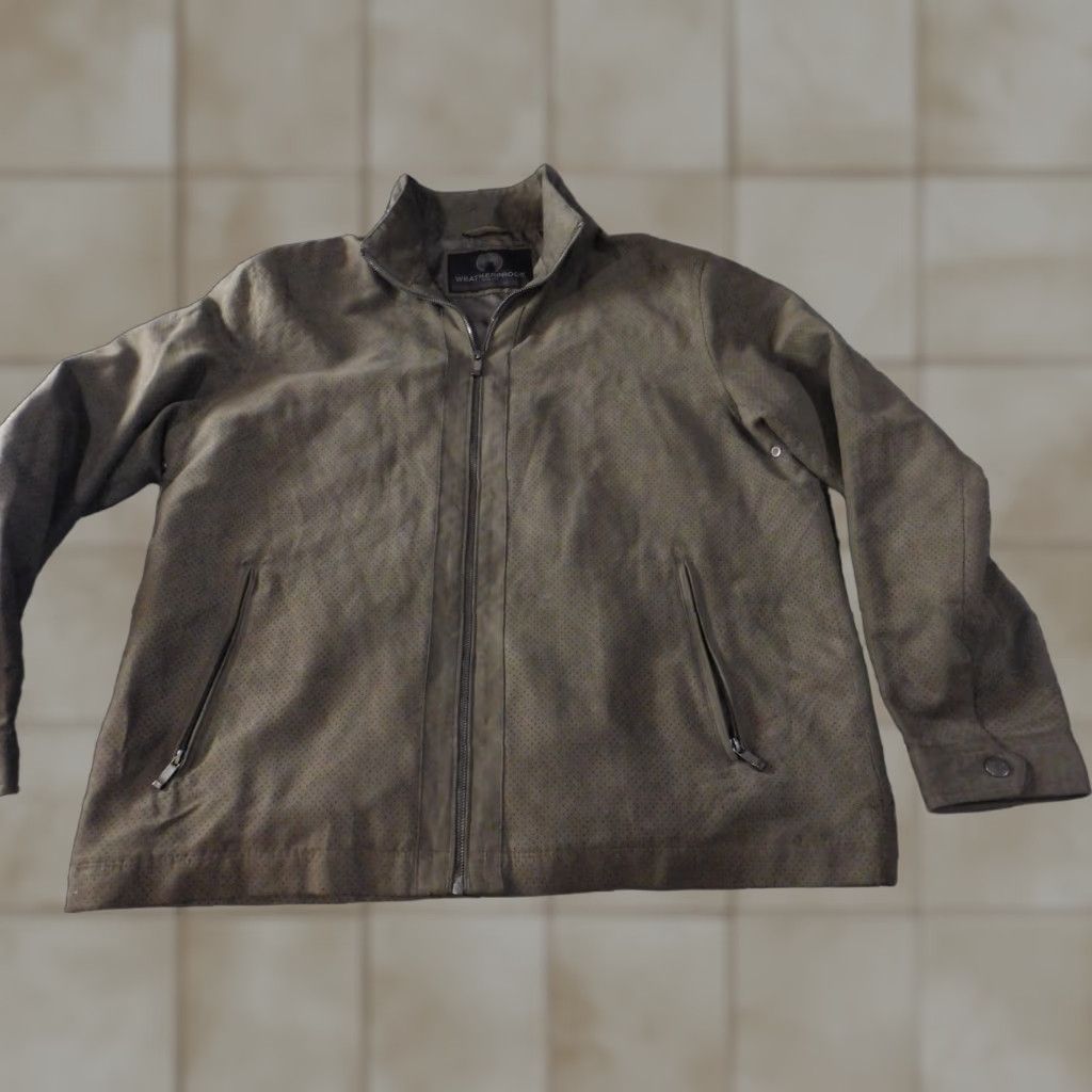 Weatherproof Weatherproof Jacket Mens XL Brown Green Zip Outdoor Casual Size US XL / EU 56 / 4 - 1 Thumbnail