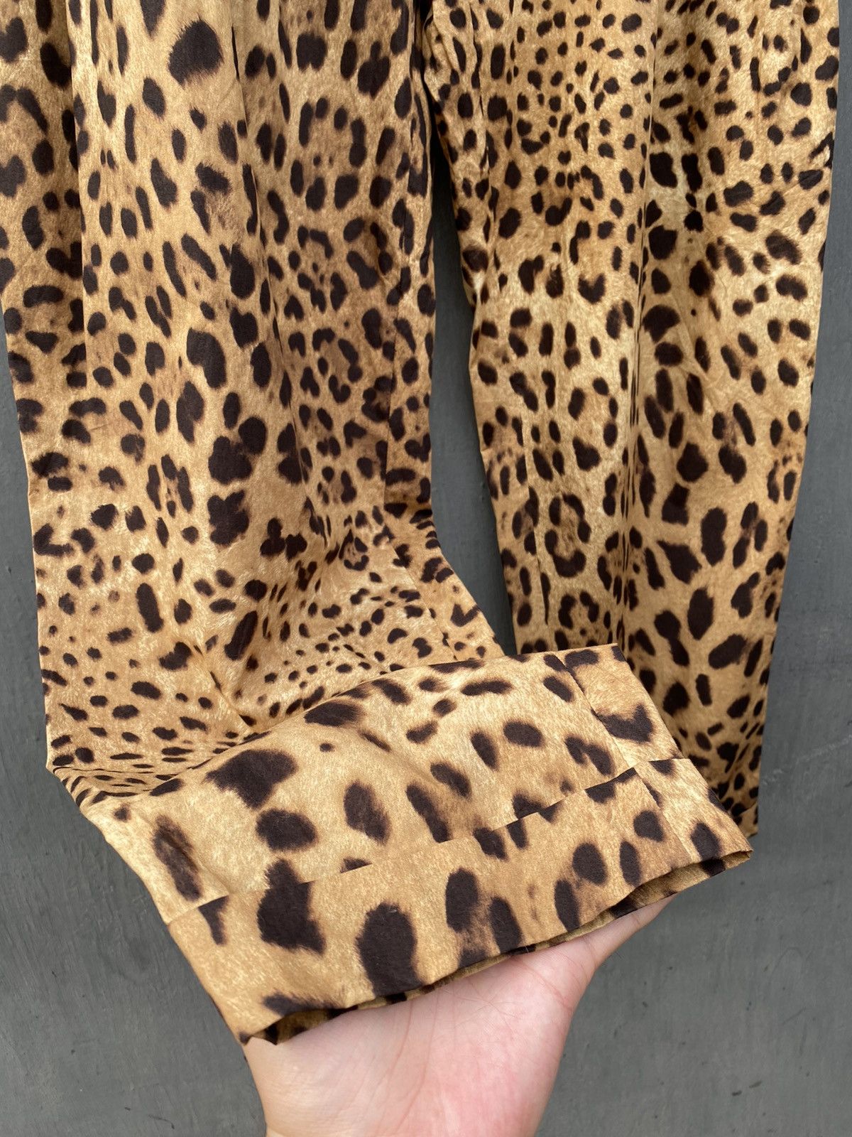 Dolce & Gabbana Dolce Gabbana vintage leopard printed pants size 40 Size 40" / US 18 - 5 Thumbnail