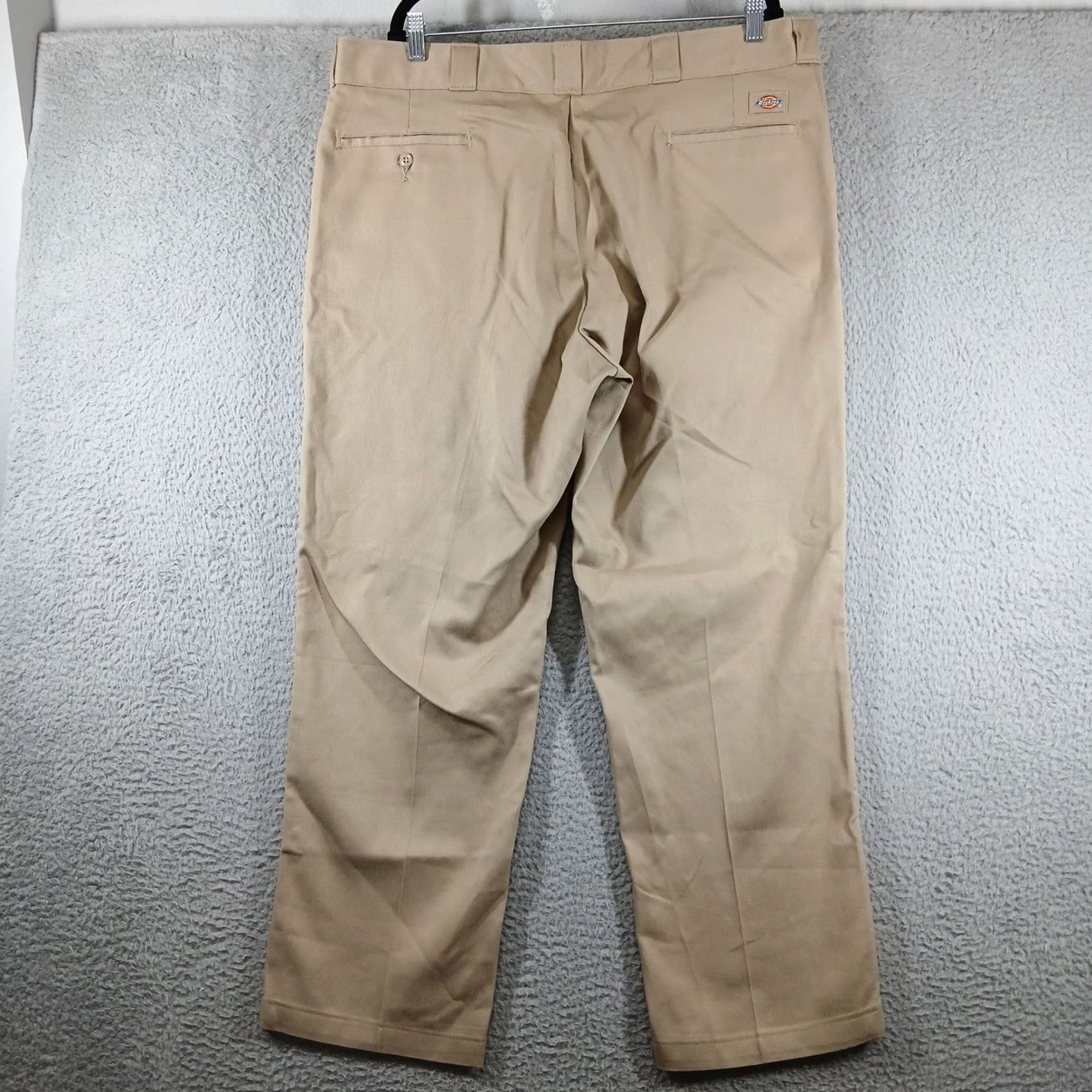 Dickies Dickies 874 Original Fit FLEX Khaki Work Pants Chino 42X30 Tan Beige Sl... Size US 42 / EU 58 - 3 Thumbnail