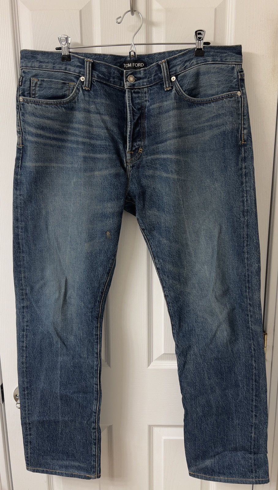 Tom Ford Vintage Tom Ford Selvedge Straight Jeans 38x30 Made in US Size US 38 / EU 54 - 1 Thumbnail