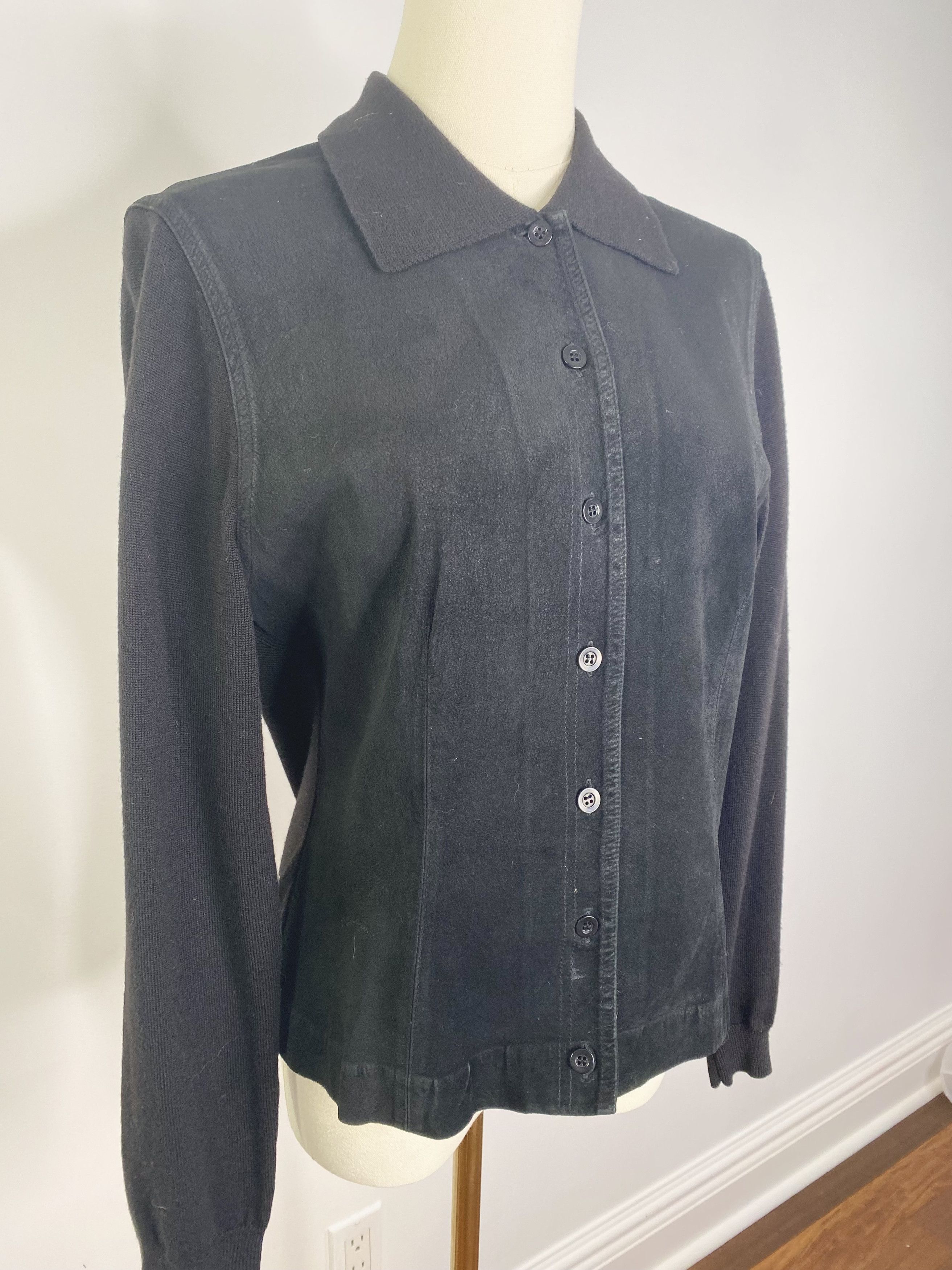 Emanuel Ungaro Emanuel Ungaro - Black Suede Coat Size M / US 6-8 / IT 42-44 - 6 Thumbnail