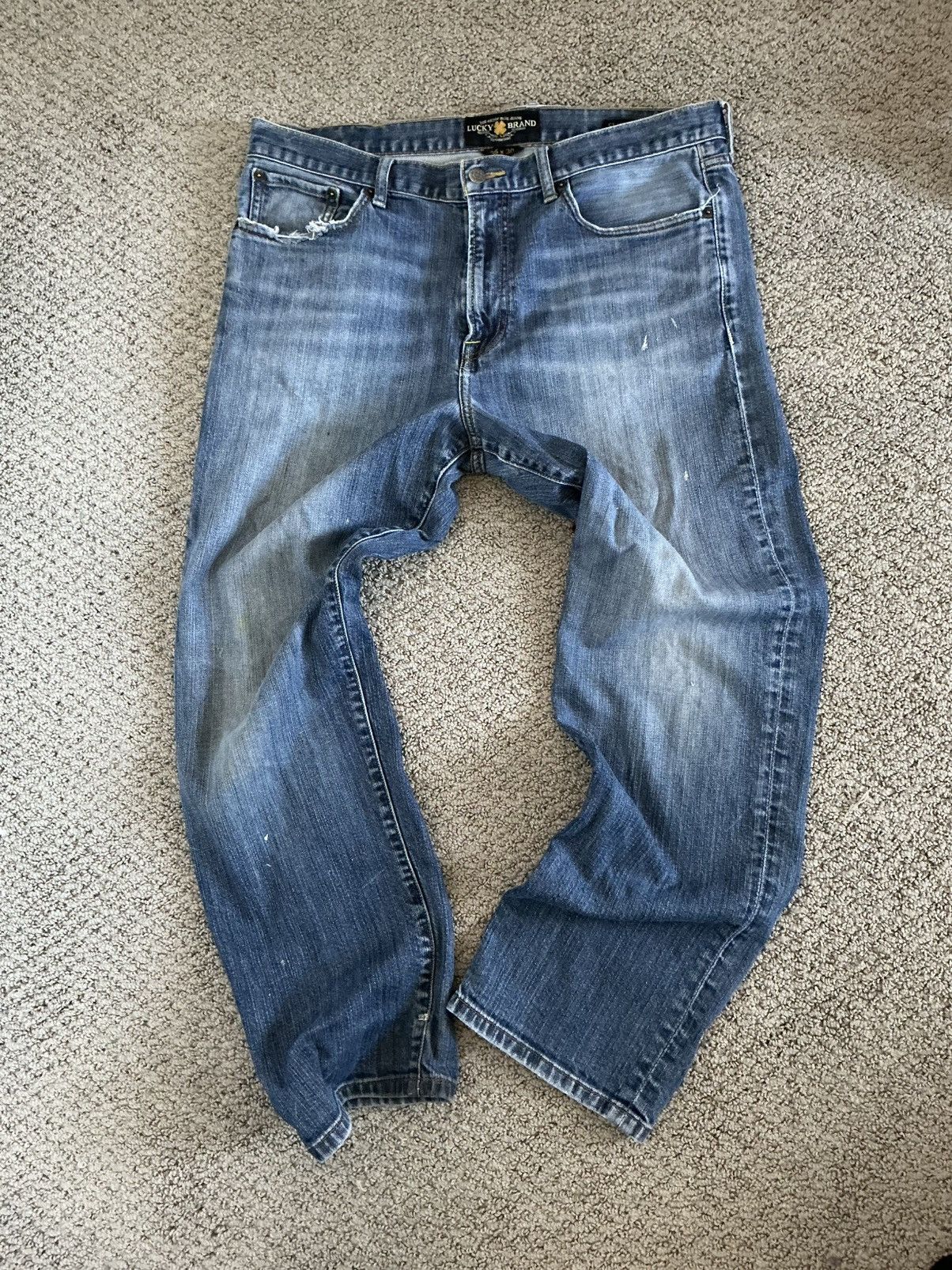 Lucky Brand Vintage Lucky Brand Straight Jeans Size US 36 / EU 52 - 2 Thumbnail