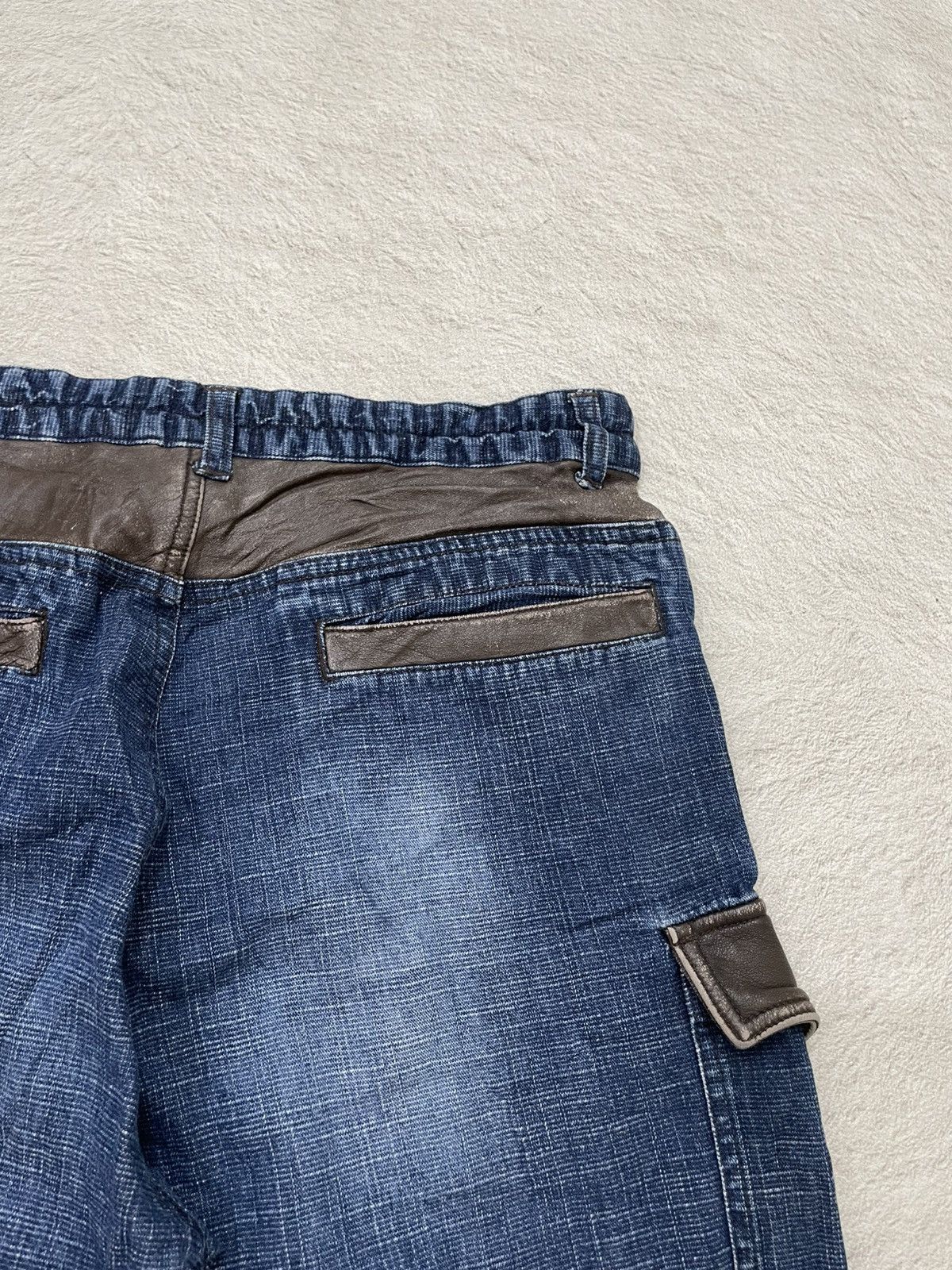 Japanese Brand 2000s Drug Japan Cargo Denim Washed Distressed Y2K Size US 32 / EU 48 - 9 Thumbnail