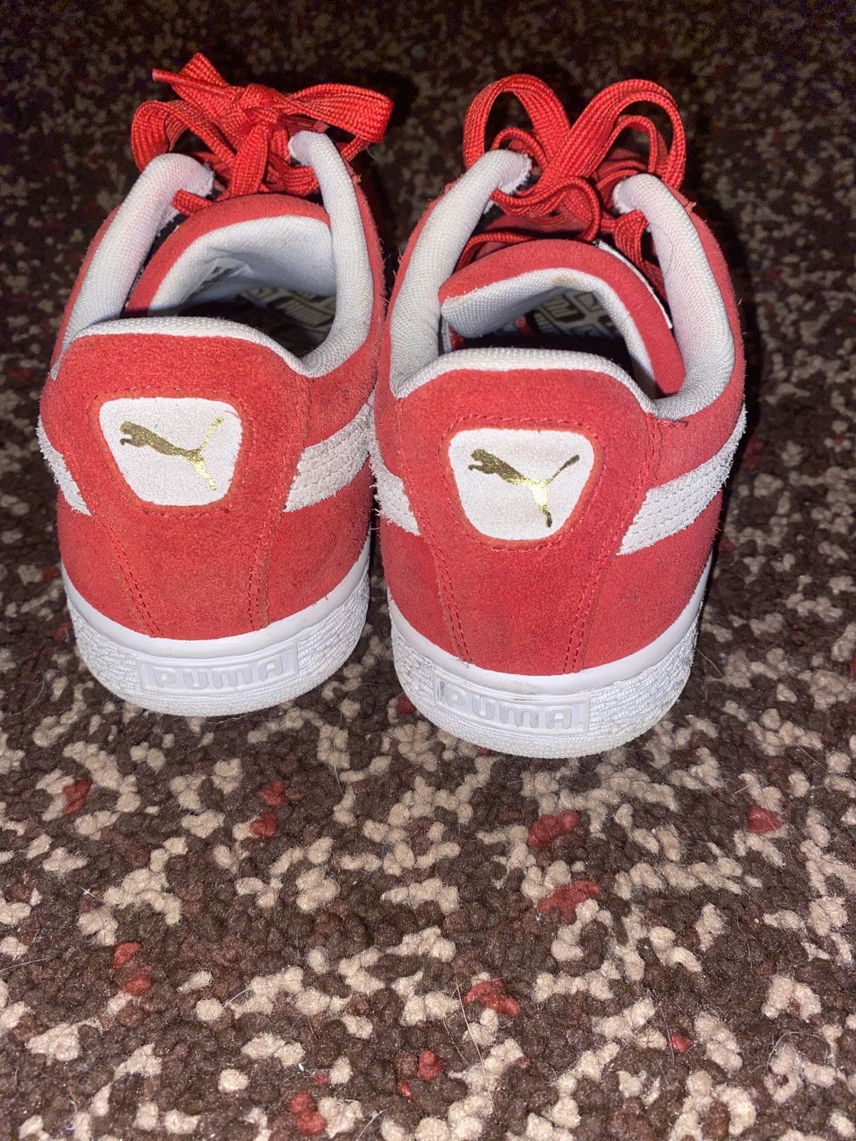 Puma Puma suede red Size US 12 / EU 45 - 2 Thumbnail