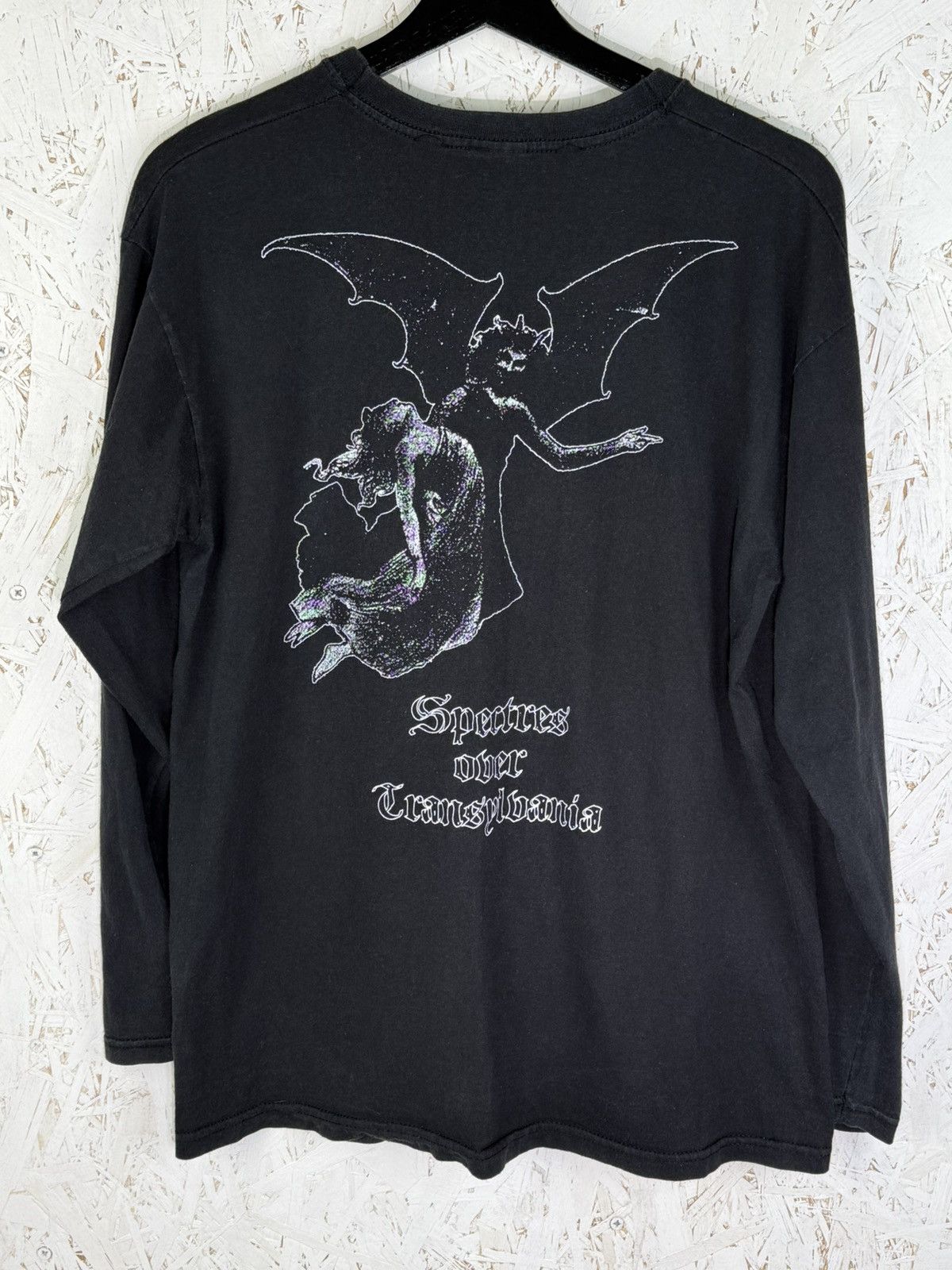 Band Tees Cultes Des Ghoules Spectres Over Transylvania Black Metal LS Size US M / EU 48-50 / 2 - 5 Thumbnail