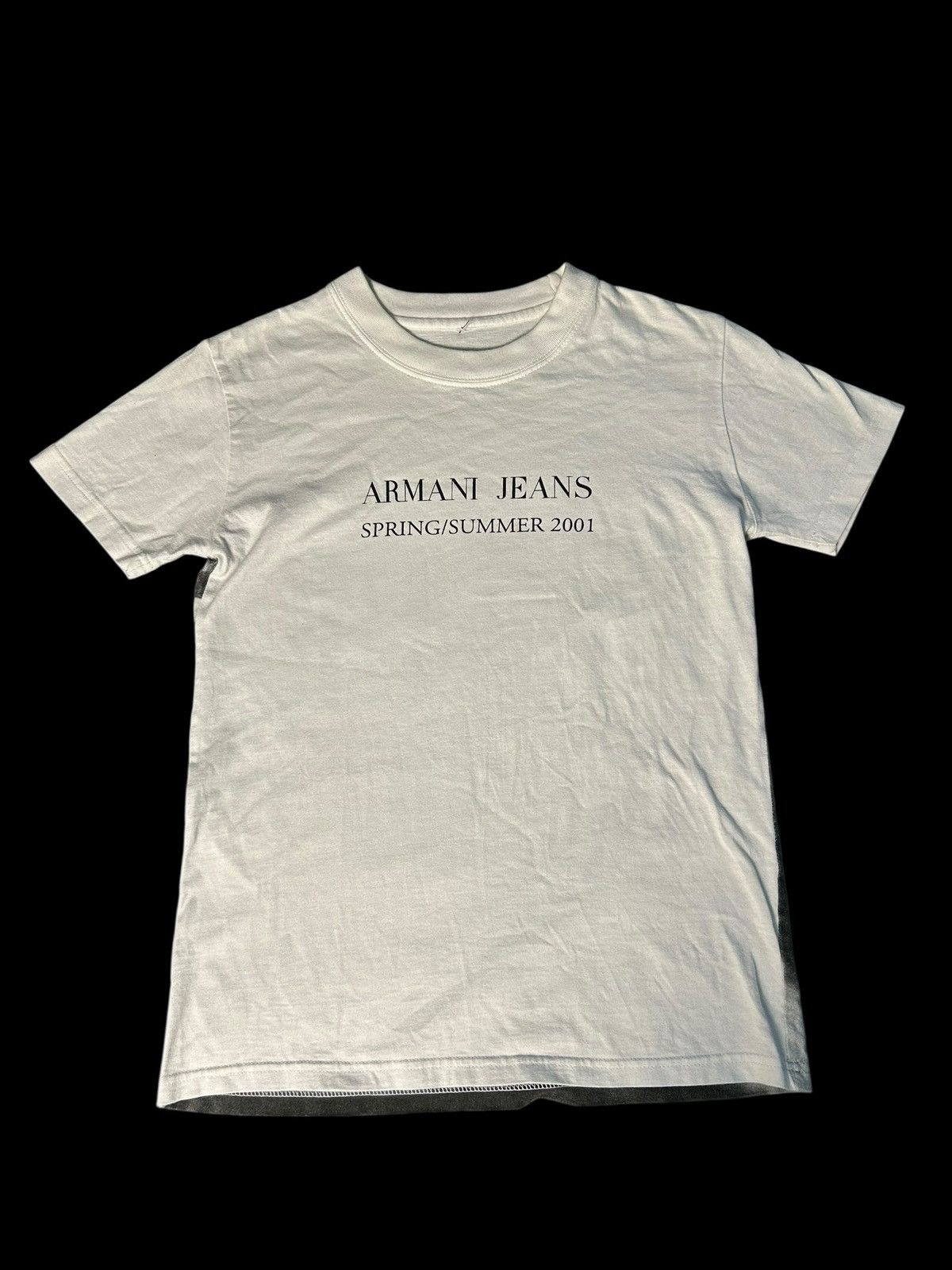 Armani Armani Tshirt SS2001 Size US S / EU 44-46 / 1 - 2 Thumbnail