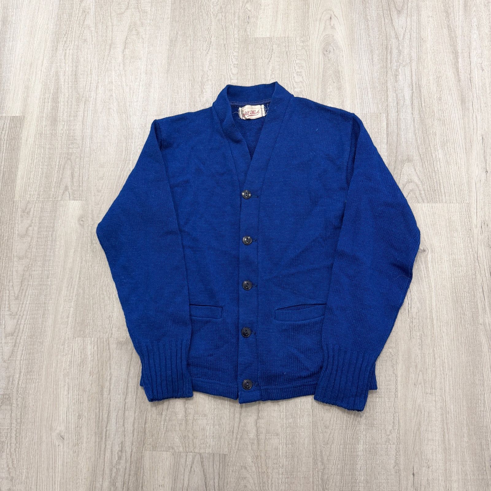 Vintage Vintage 100% All Wool Cardigan Sweater Small 50s 60s Preppy Size US S / EU 44-46 / 1 - 1 Thumbnail