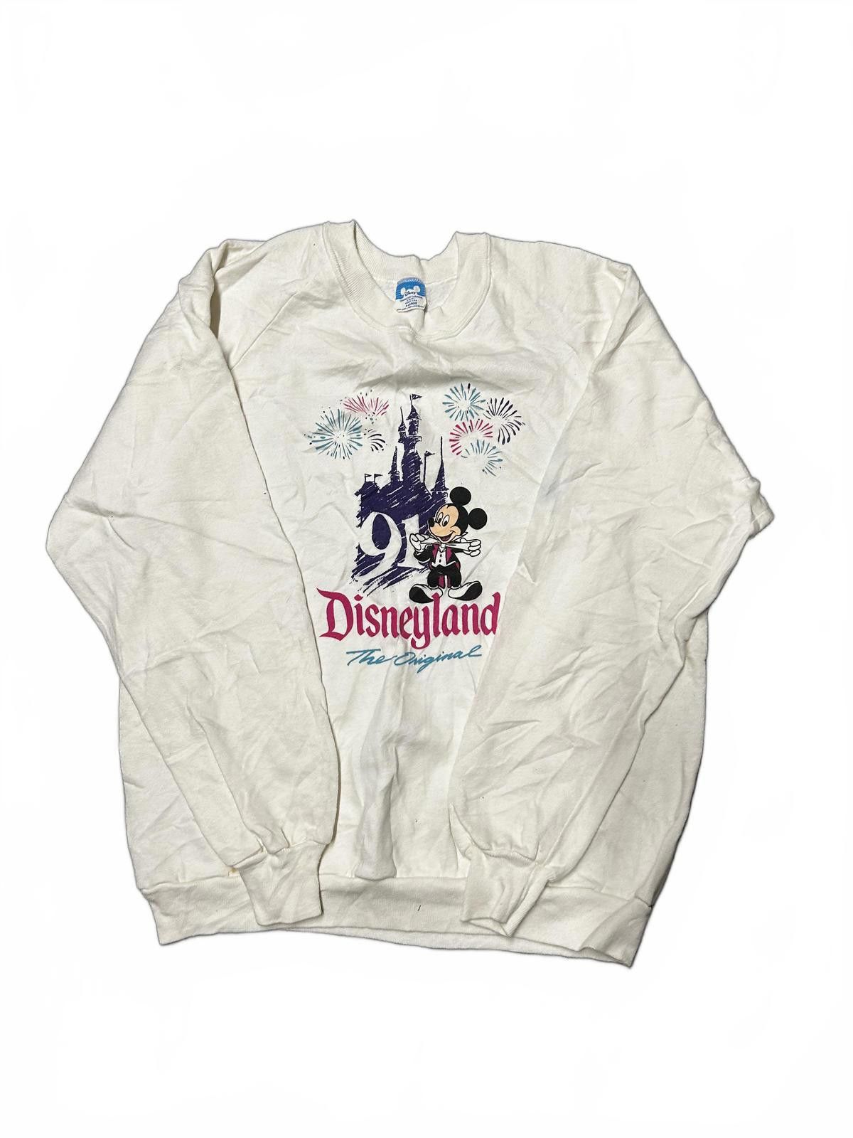 Disney Vintage Disneyland Mickey Mouse Sweatshirt Size US XL / EU 56 / 4 - 1 Thumbnail