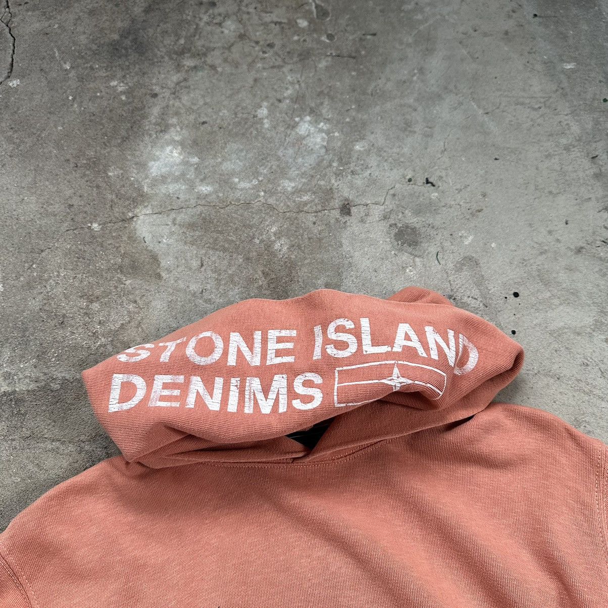 Stone Island Stone island denim vintage big logo hoodie Size US S / EU 44-46 / 1 - 5 Thumbnail
