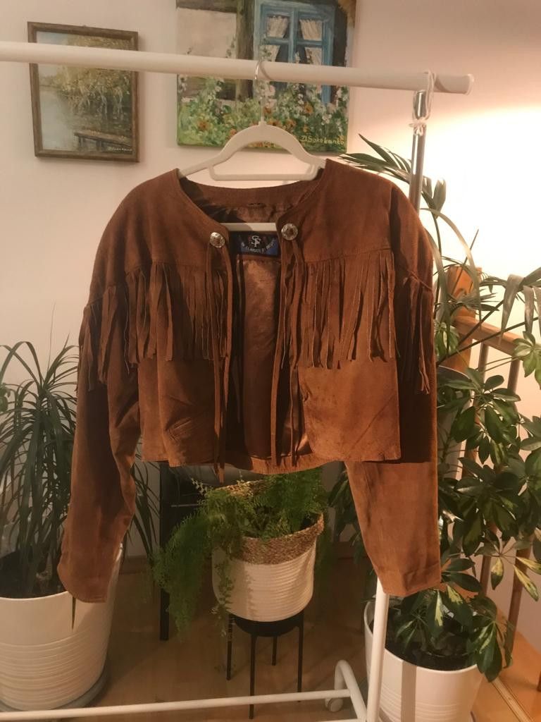 Infinite Sf SF by Pagani Leather Jacket Cowgirl Vintage M | Grailed
