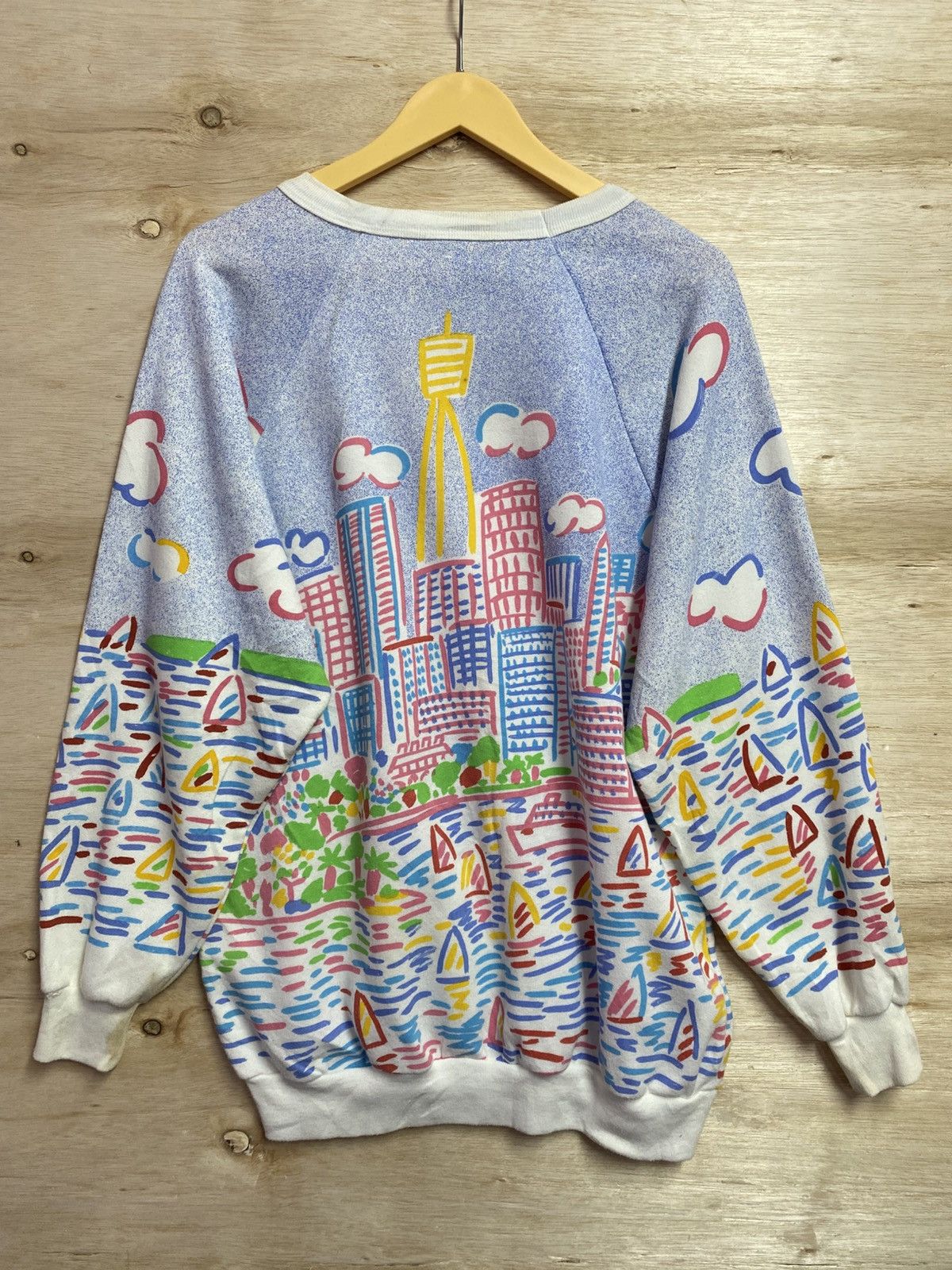 Vintage vintage 1980s Ken Done crewneck sweatshirt Size US XL / EU 56 / 4 - 7 Thumbnail