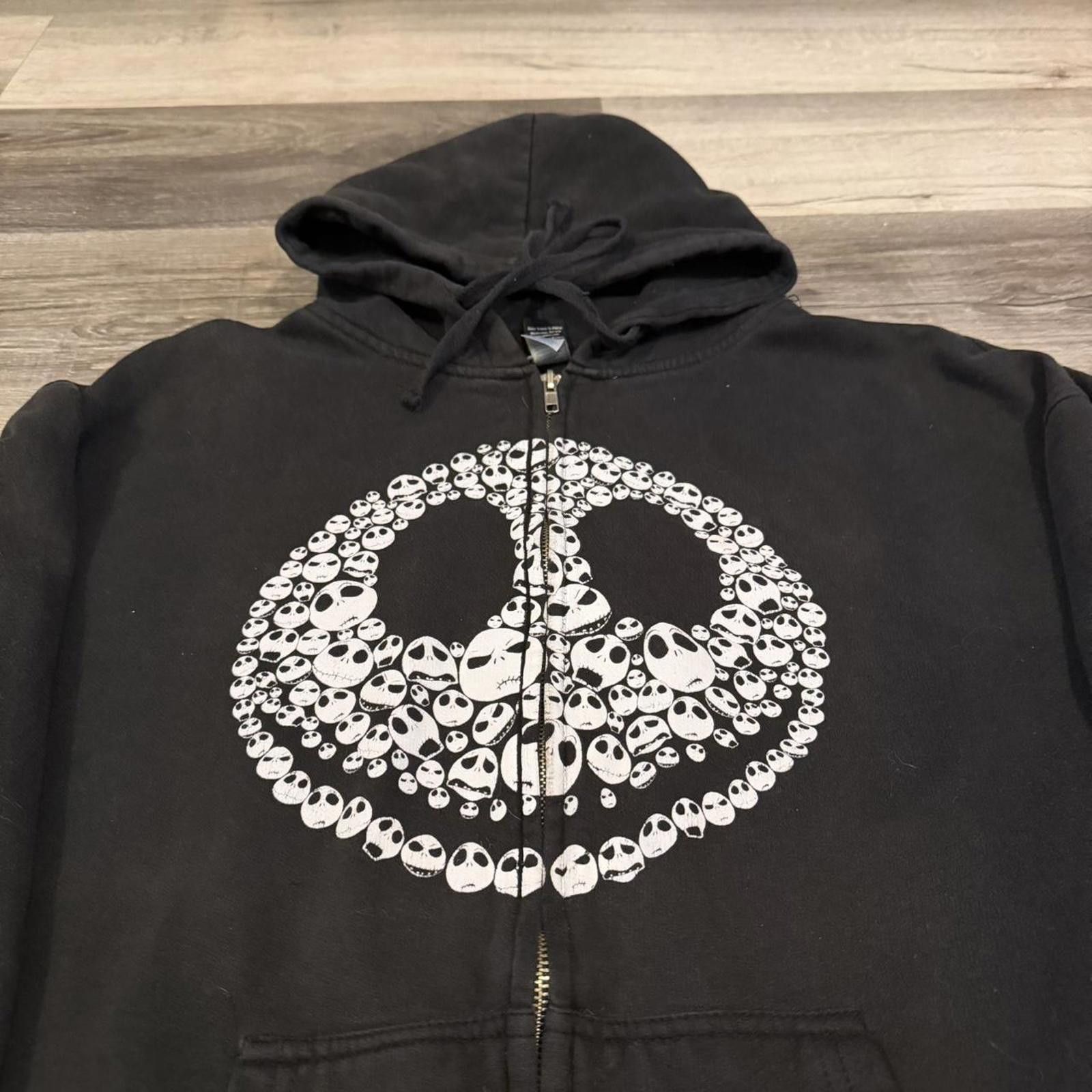 Disney vintage nightmare before Christmas jack skellington hoodie Size US L / EU 52-54 / 3 - 3 Thumbnail