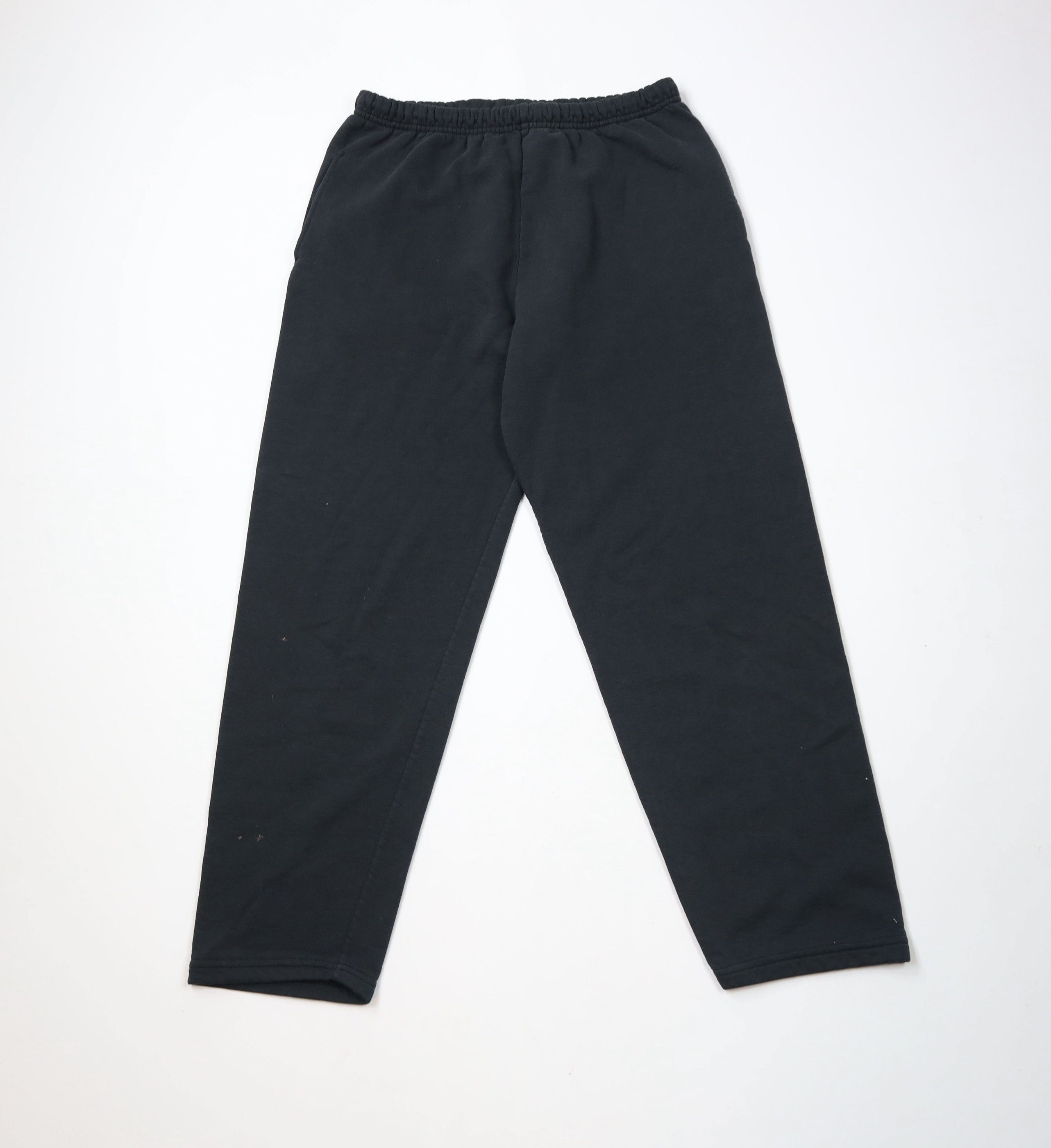 Vintage Vintage 90s Streetwear Blank Sweatpants Pants Black Size US 34 / EU 50 - 1 Thumbnail