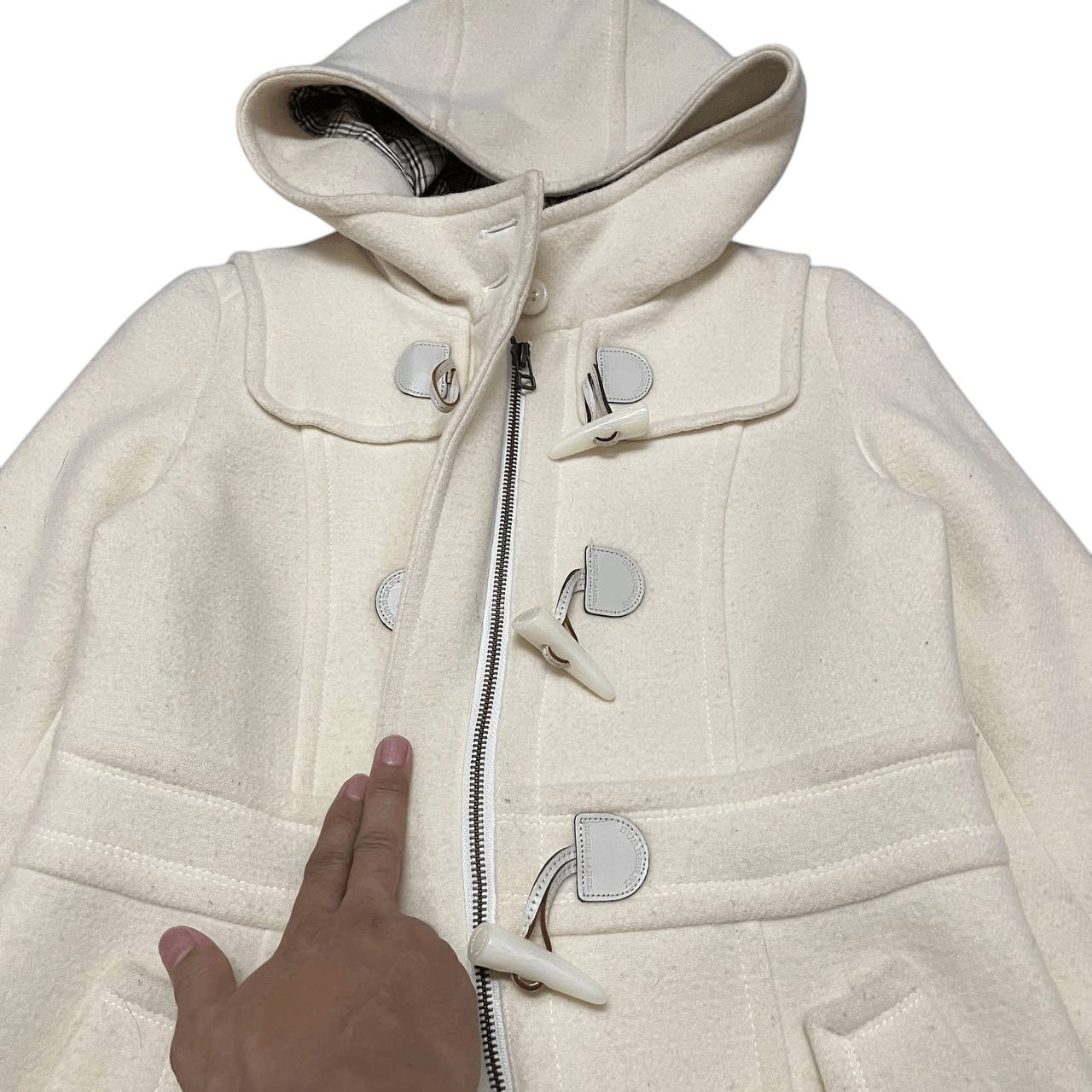 Burberry Vintage Burberry Blue Label Wool Duffle Coat Size M / US 6-8 / IT 42-44 - 9 Thumbnail