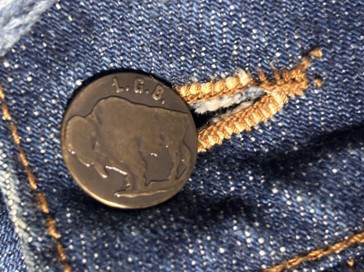 Le Grande Bleu (L.G.B.) LGB (Le Grand Bleu) Crow Fringe Jeans Size US 26 / EU 42 - 4 Thumbnail