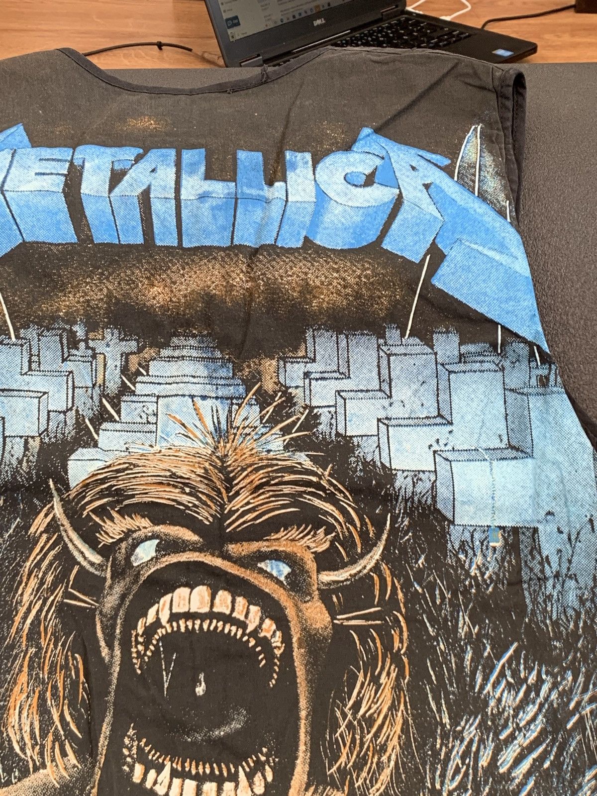 Metallica VINTAGE 90s METALLICA ALL OVER PRINT EMPIRE METAL BAND VEST Size US XL / EU 56 / 4 - 7 Thumbnail