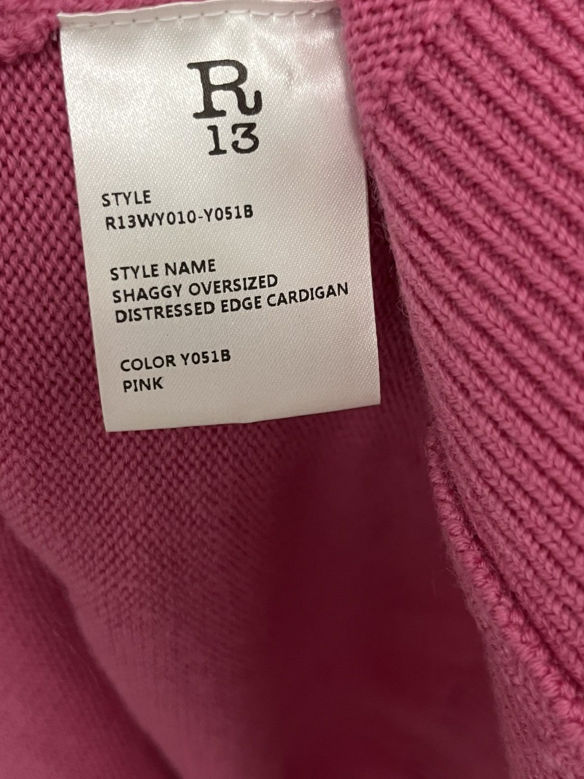R13 Shaggy Cardigan. Size small Size S / US 4 / IT 40 - 9 Thumbnail